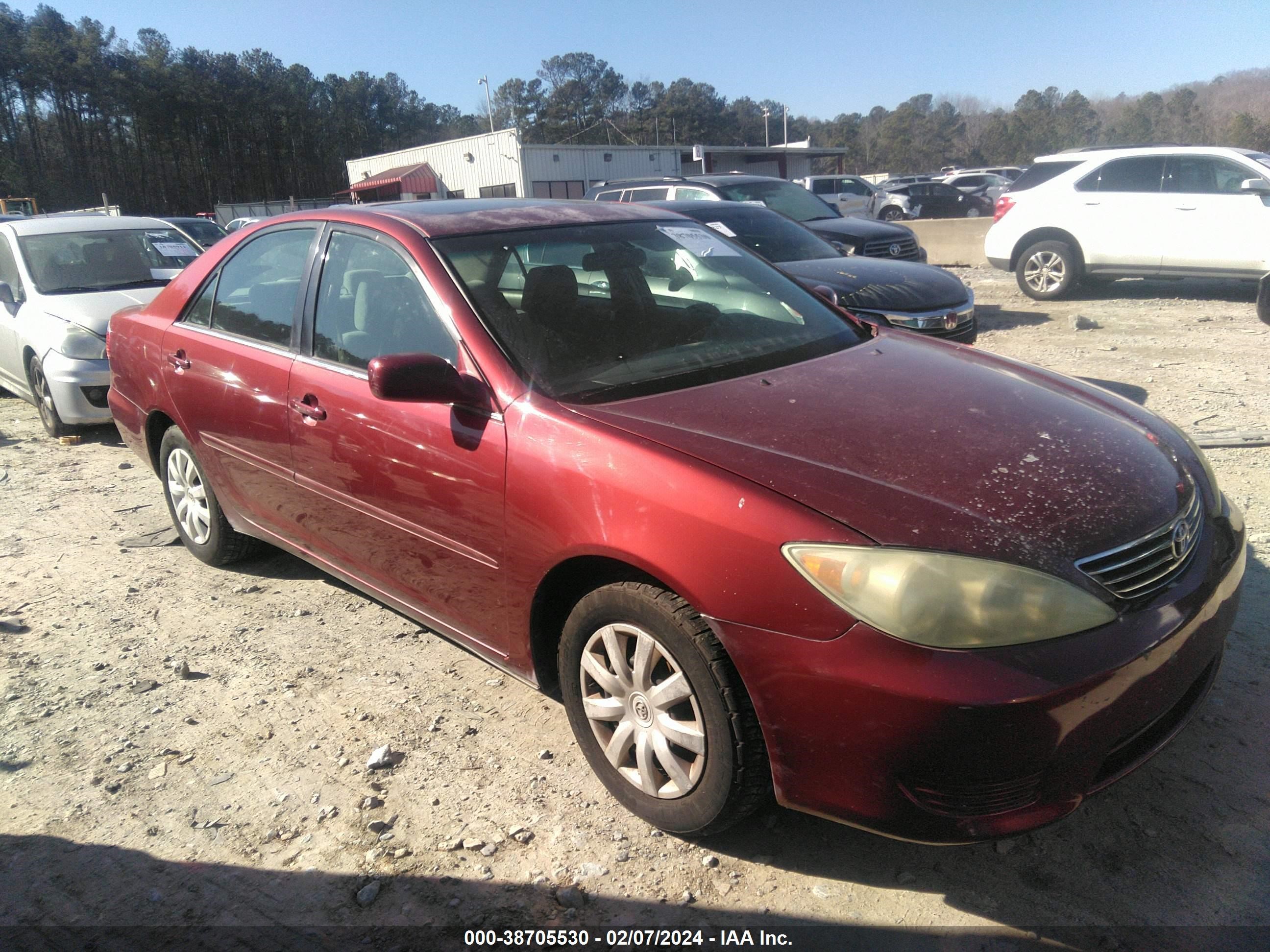 TOYOTA CAMRY 2005 4t1be32k25u103085