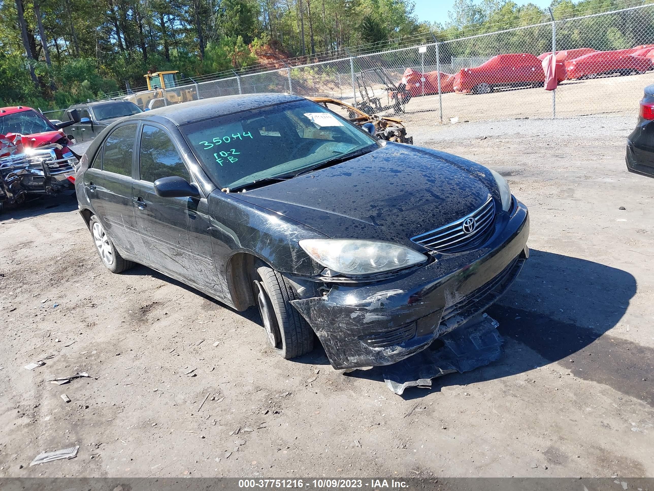 TOYOTA CAMRY 2005 4t1be32k25u416296