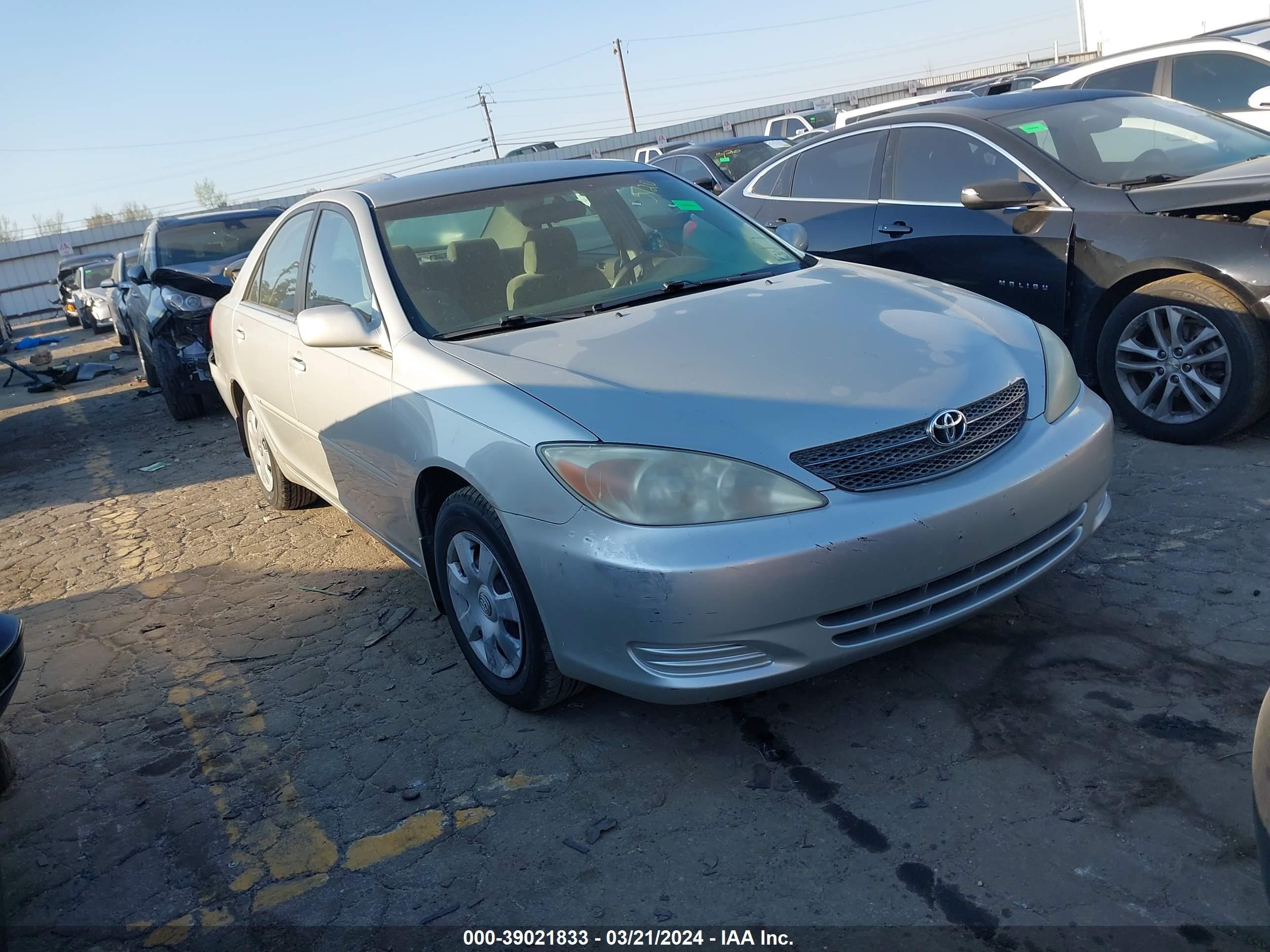 TOYOTA CAMRY 2002 4t1be32k32u052532