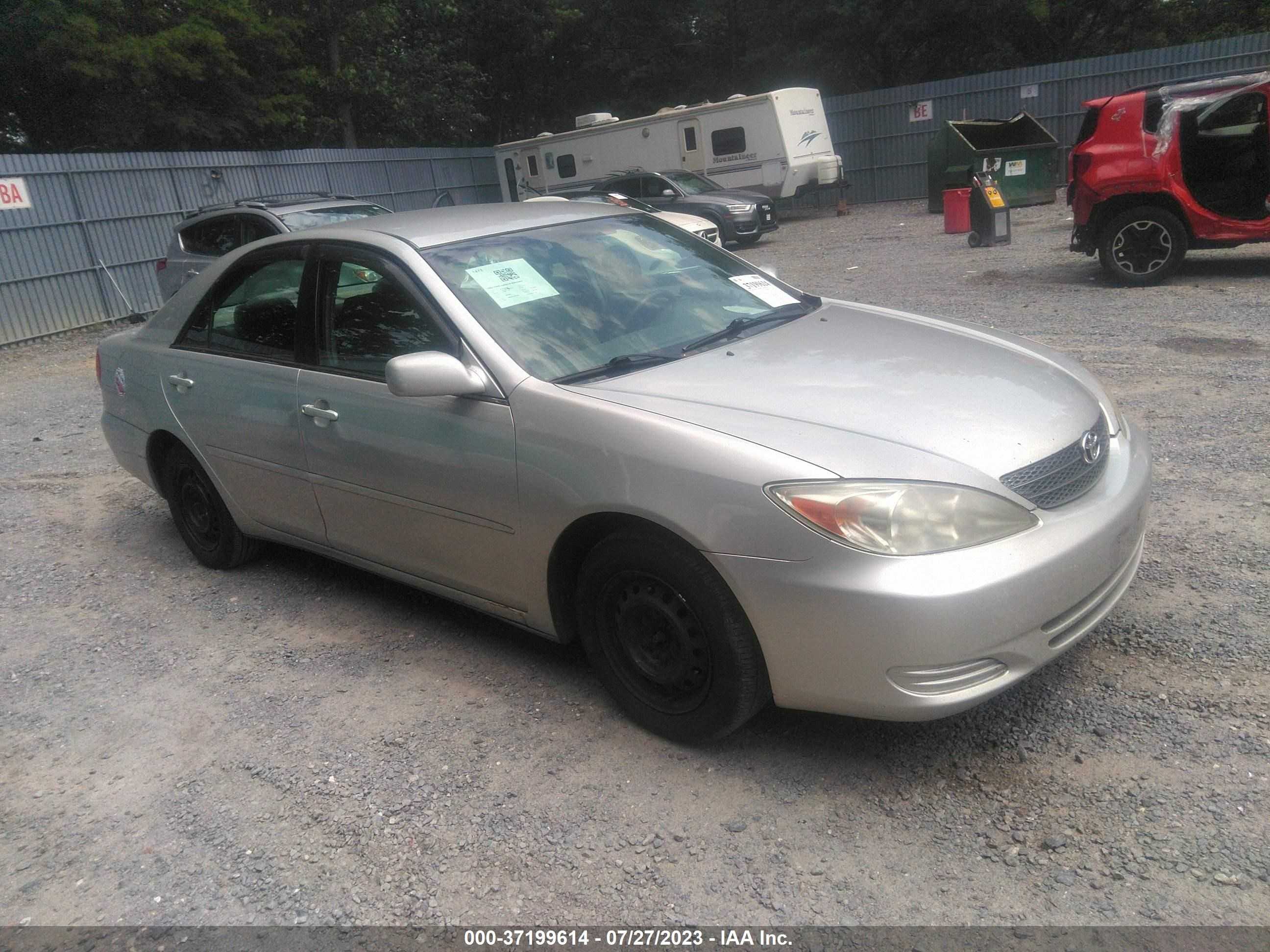 TOYOTA CAMRY 2002 4t1be32k32u544235