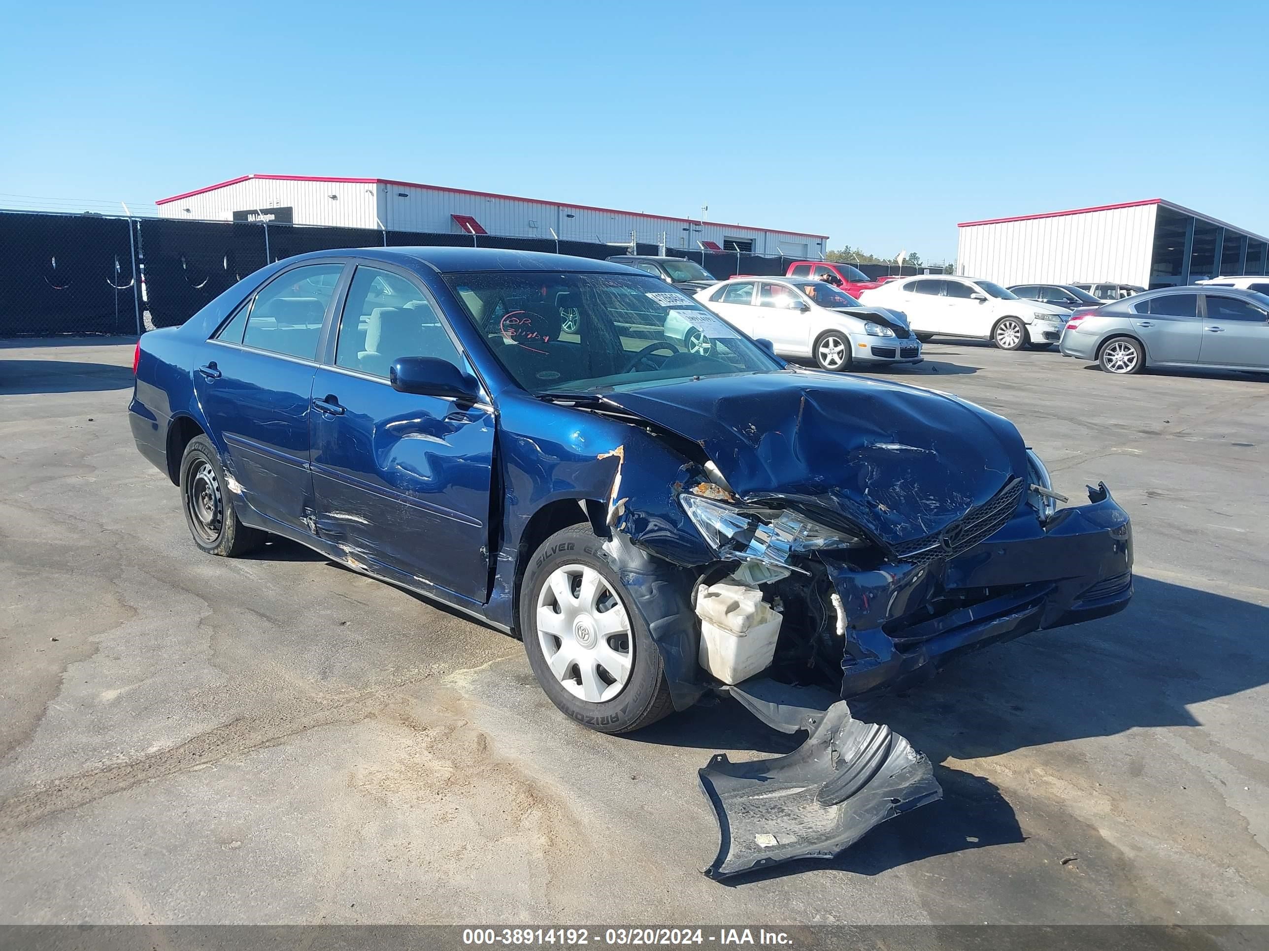 TOYOTA CAMRY 2004 4t1be32k34u358388