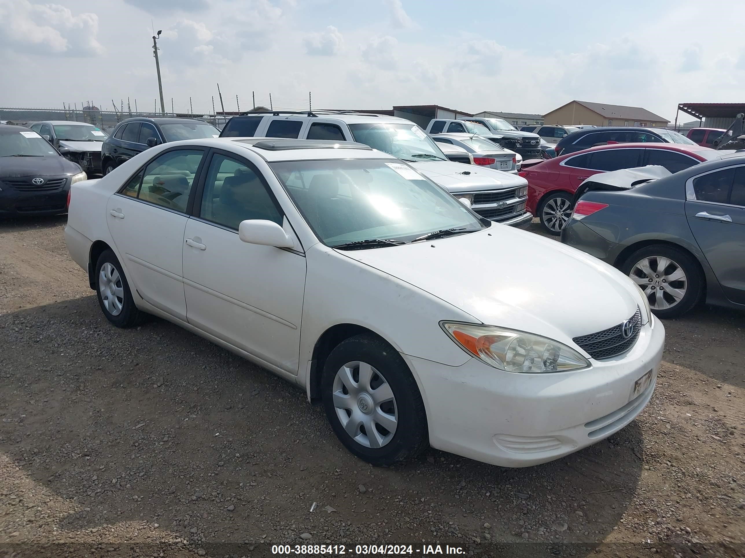 TOYOTA CAMRY 2004 4t1be32k34u365891