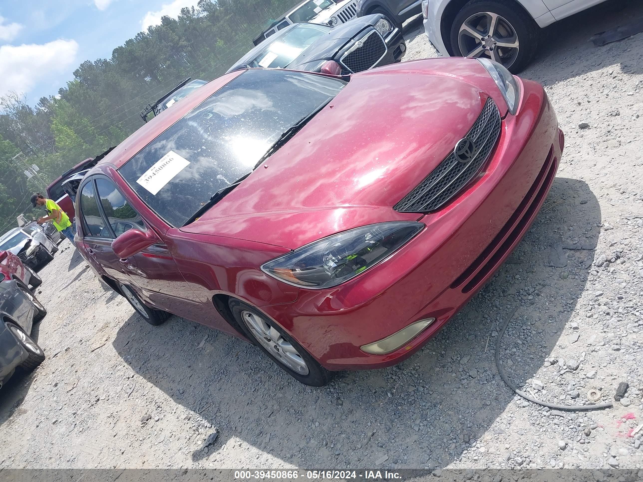 TOYOTA CAMRY 2004 4t1be32k34u367642