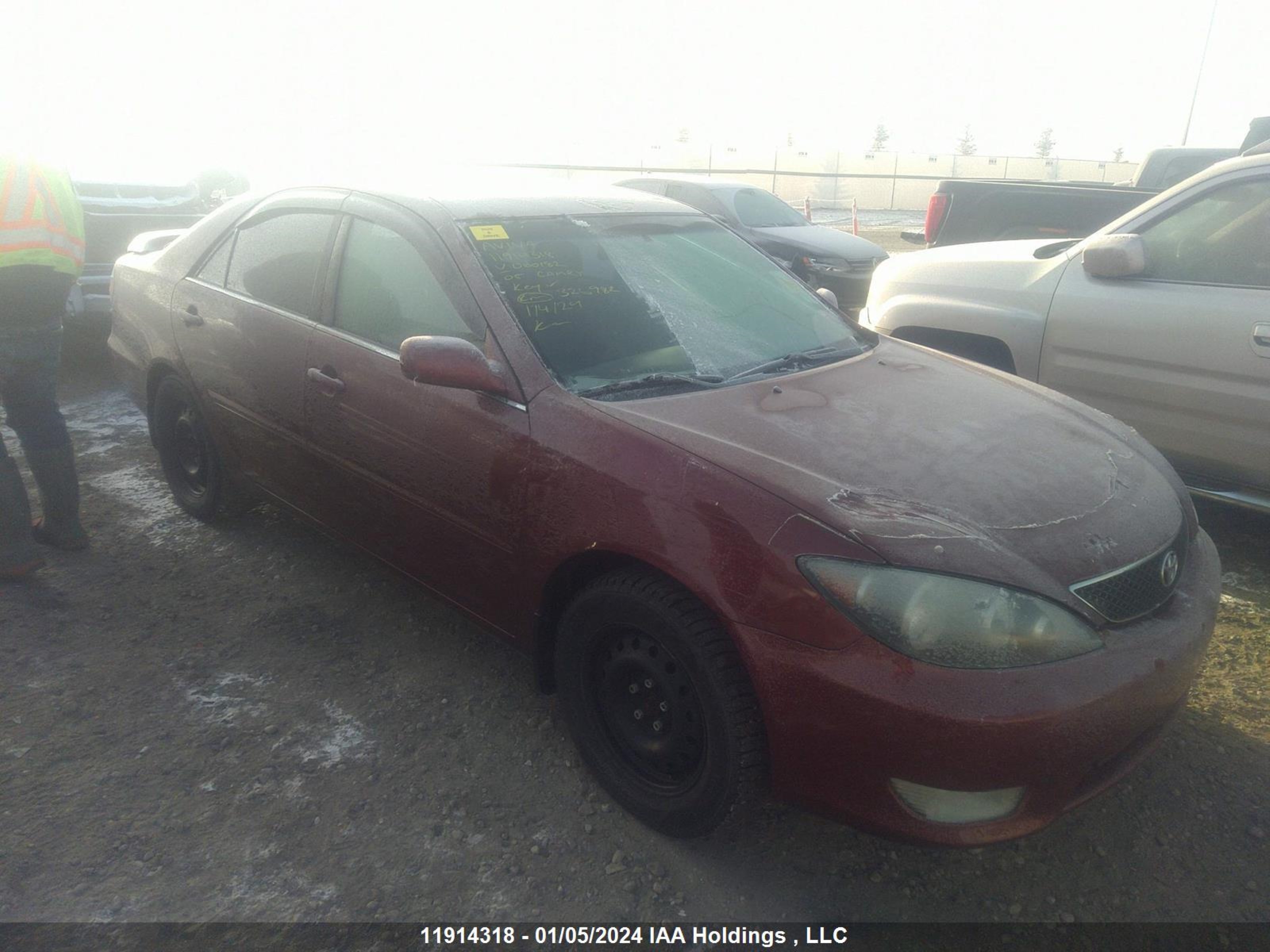 TOYOTA CAMRY 2005 4t1be32k35u060182