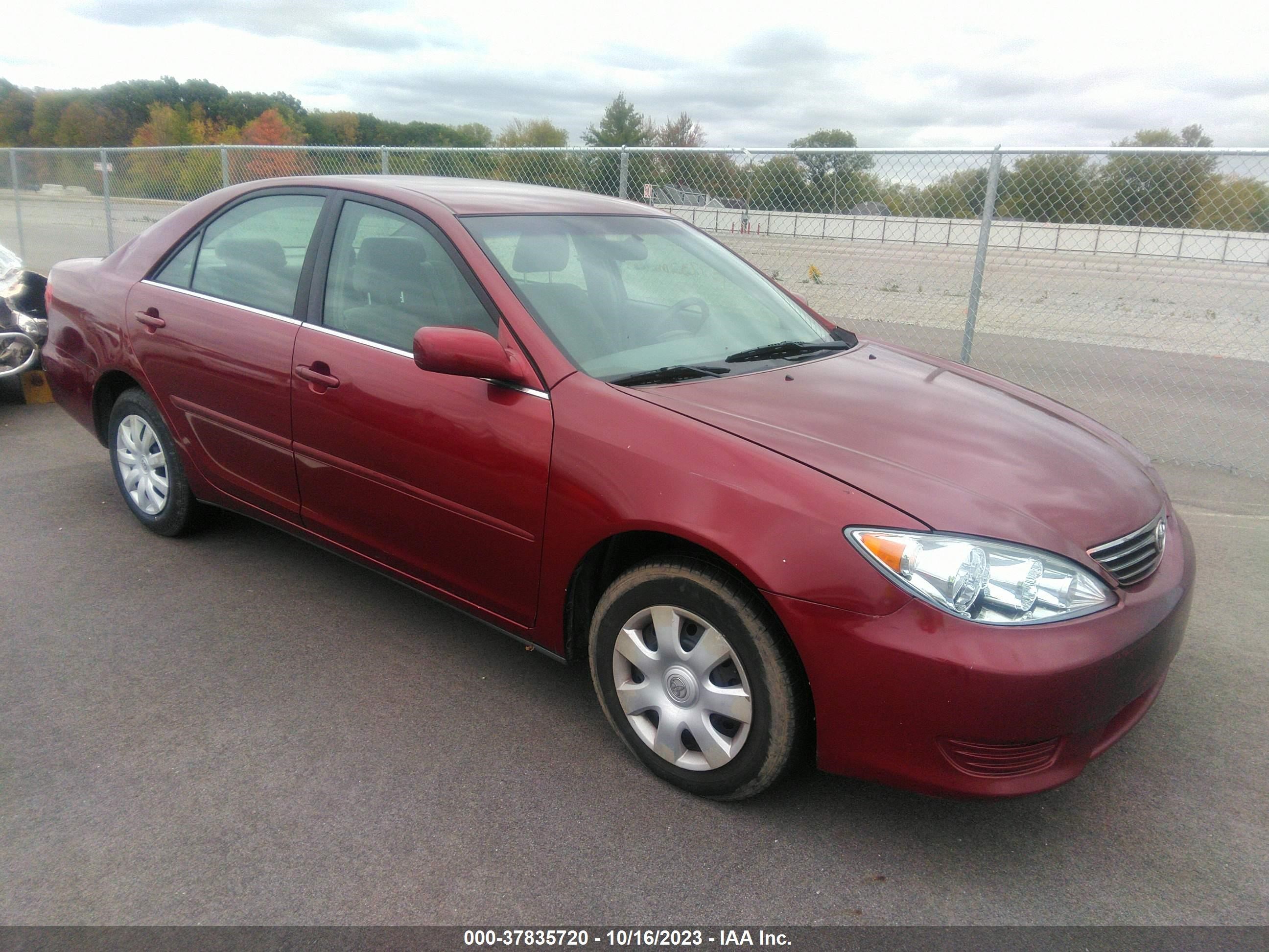 TOYOTA CAMRY 2005 4t1be32k35u405498