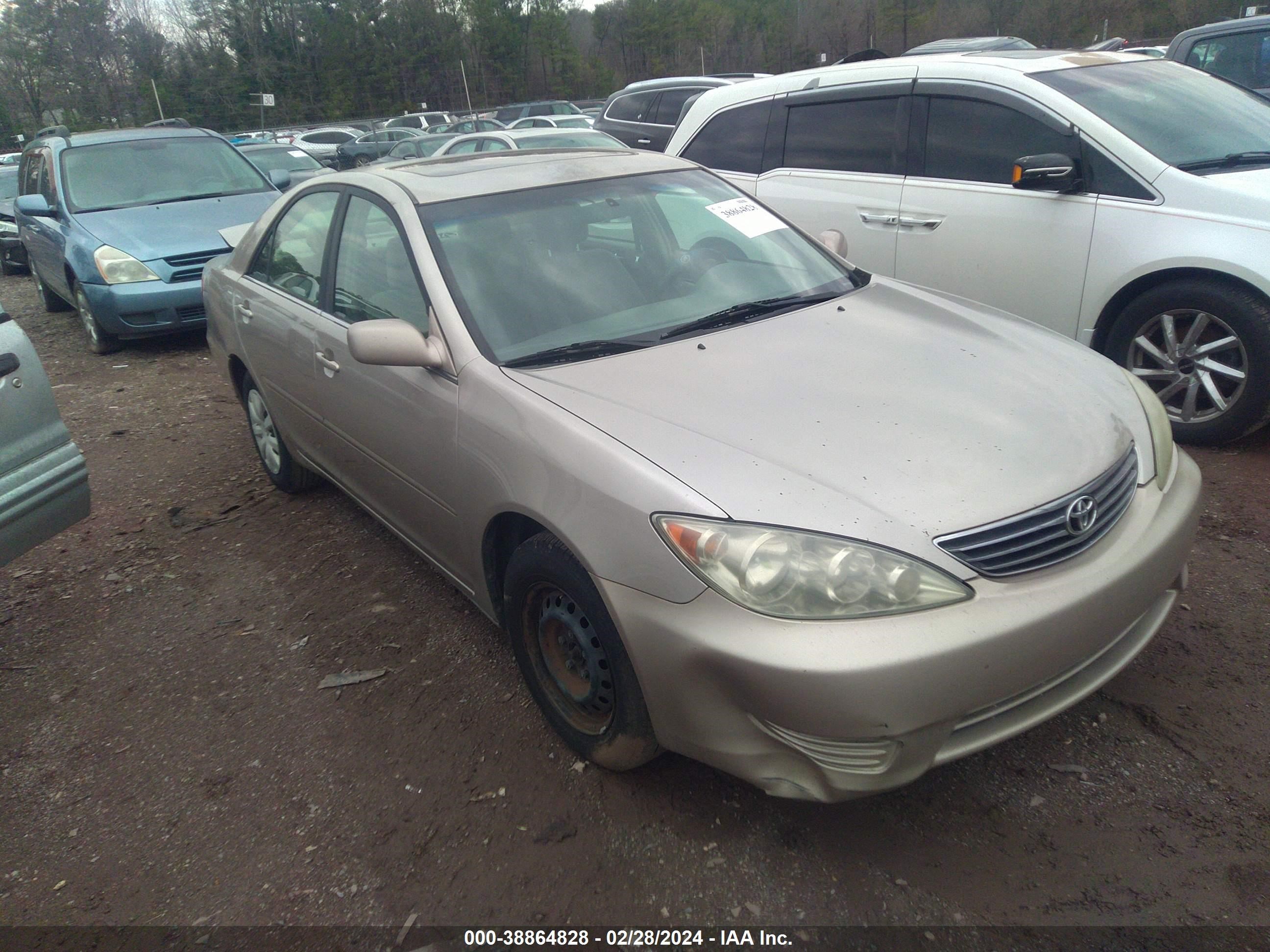 TOYOTA CAMRY 2005 4t1be32k35u629886