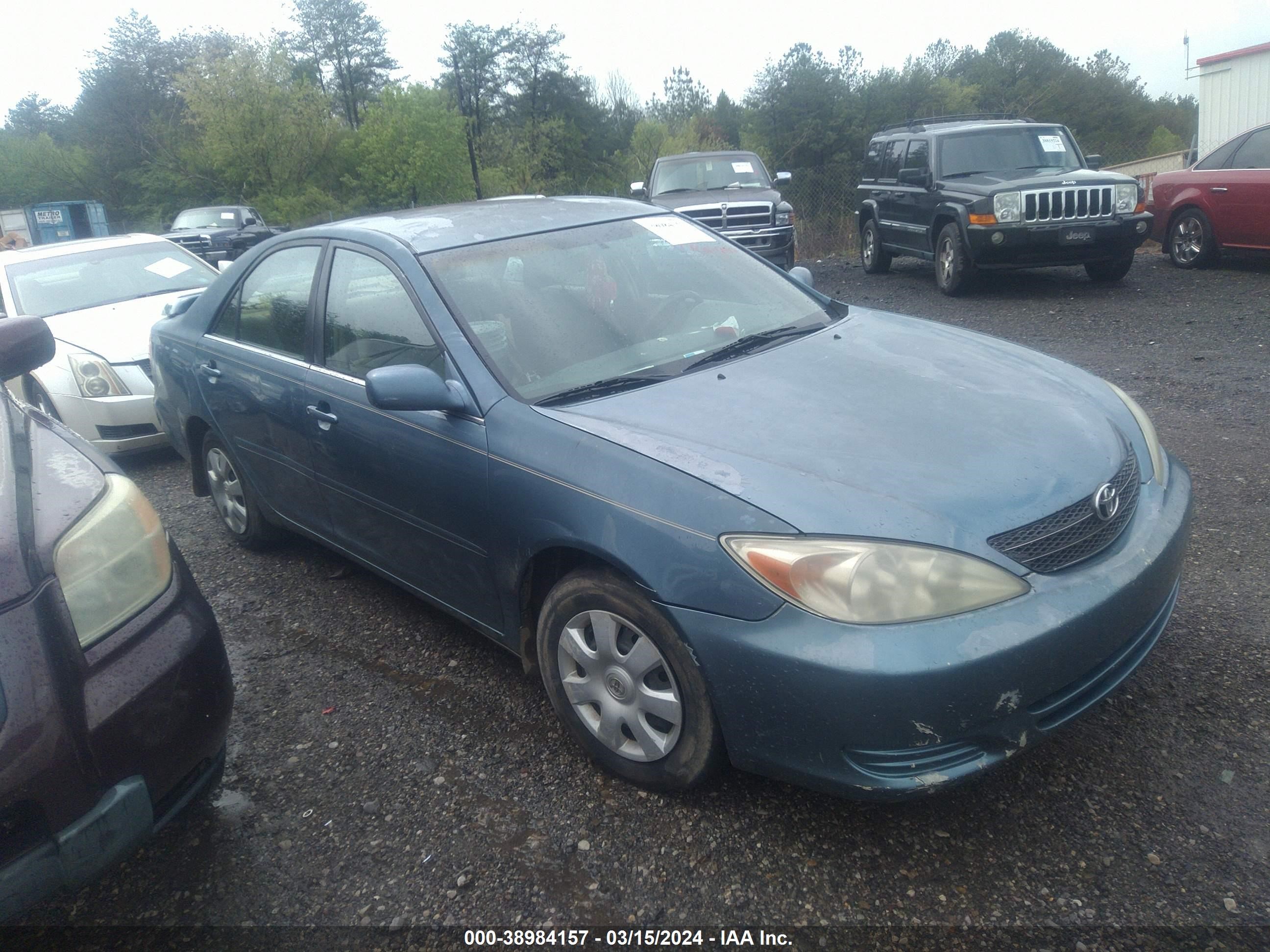 TOYOTA CAMRY 2002 4t1be32k42u534670