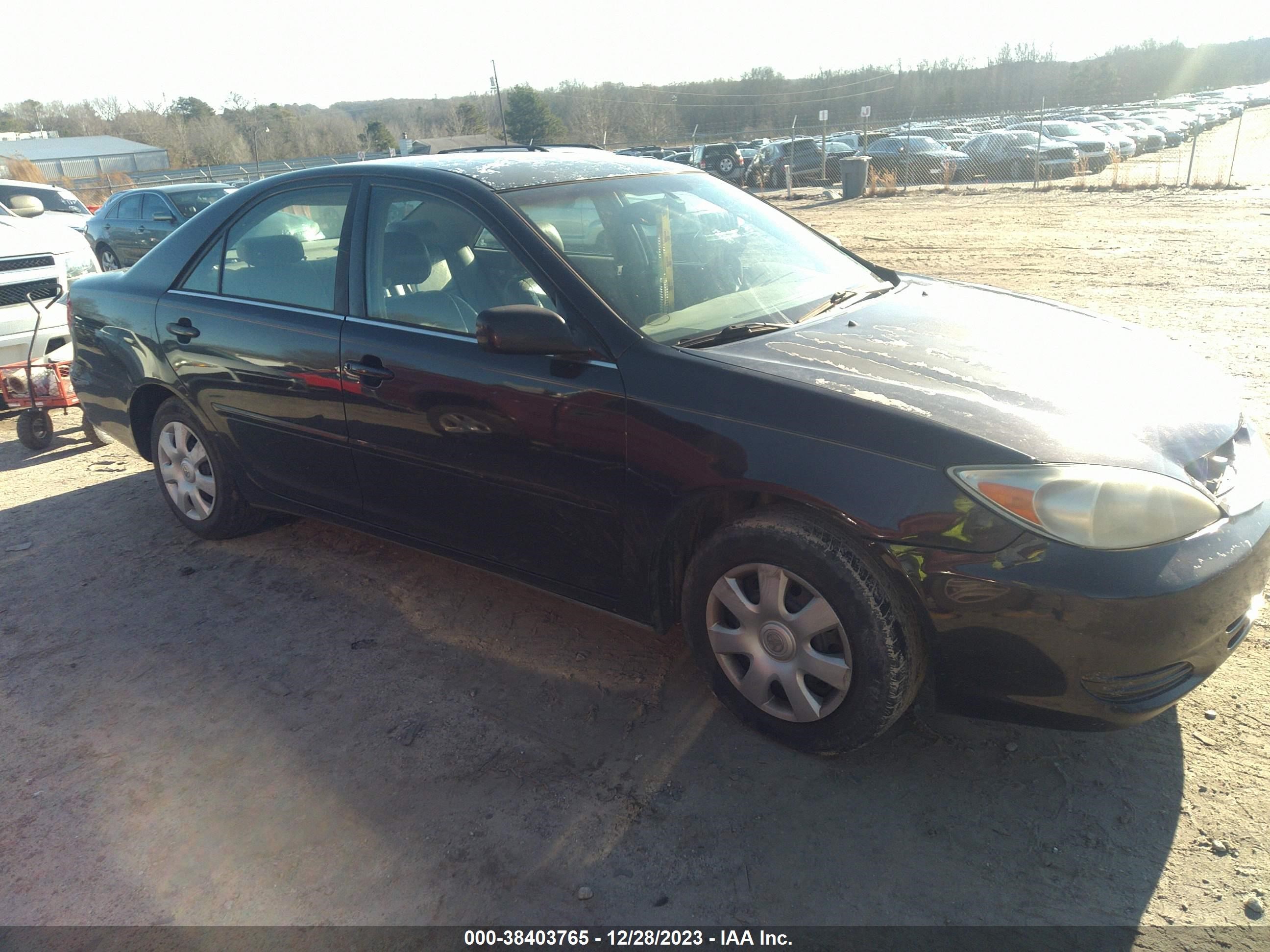 TOYOTA CAMRY 2002 4t1be32k42u546558