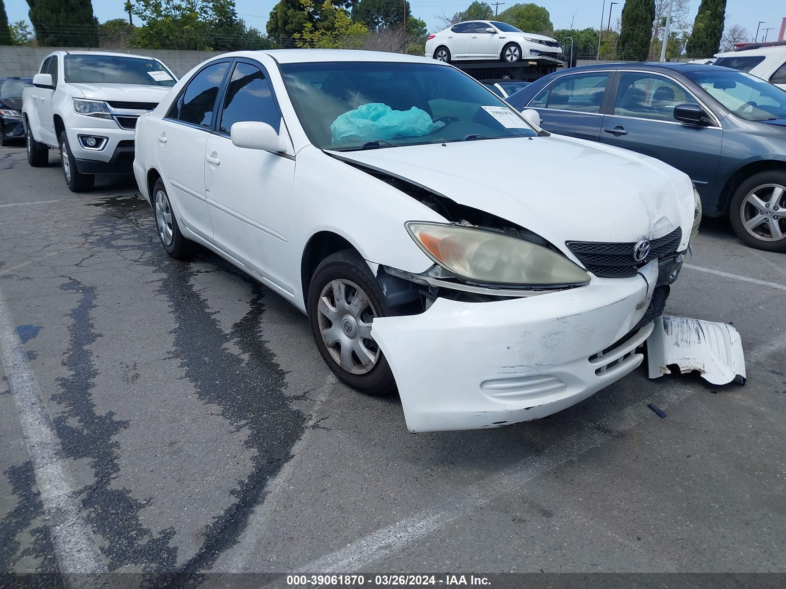 TOYOTA CAMRY 2002 4t1be32k42u566244