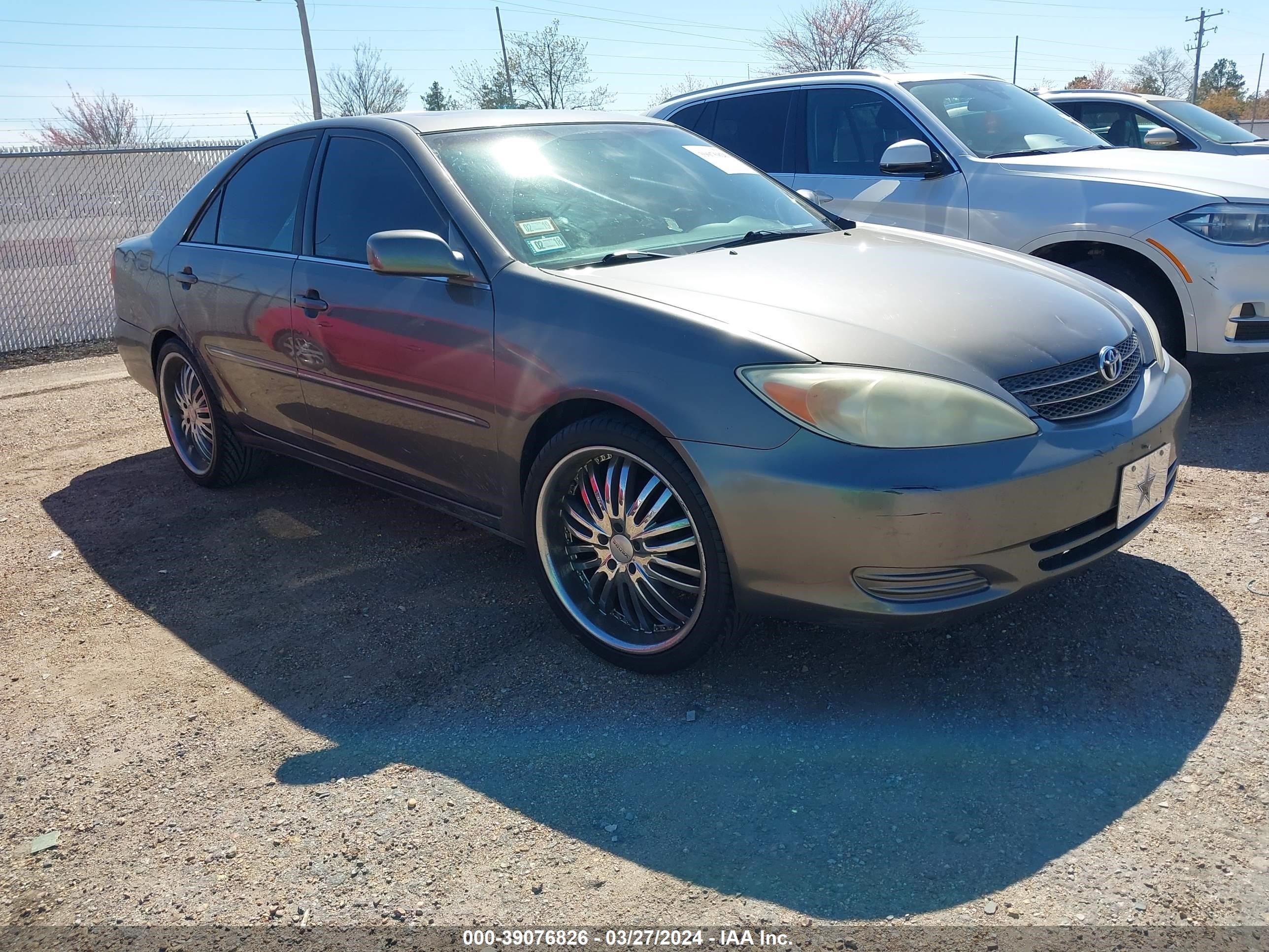 TOYOTA CAMRY 2002 4t1be32k42u593329