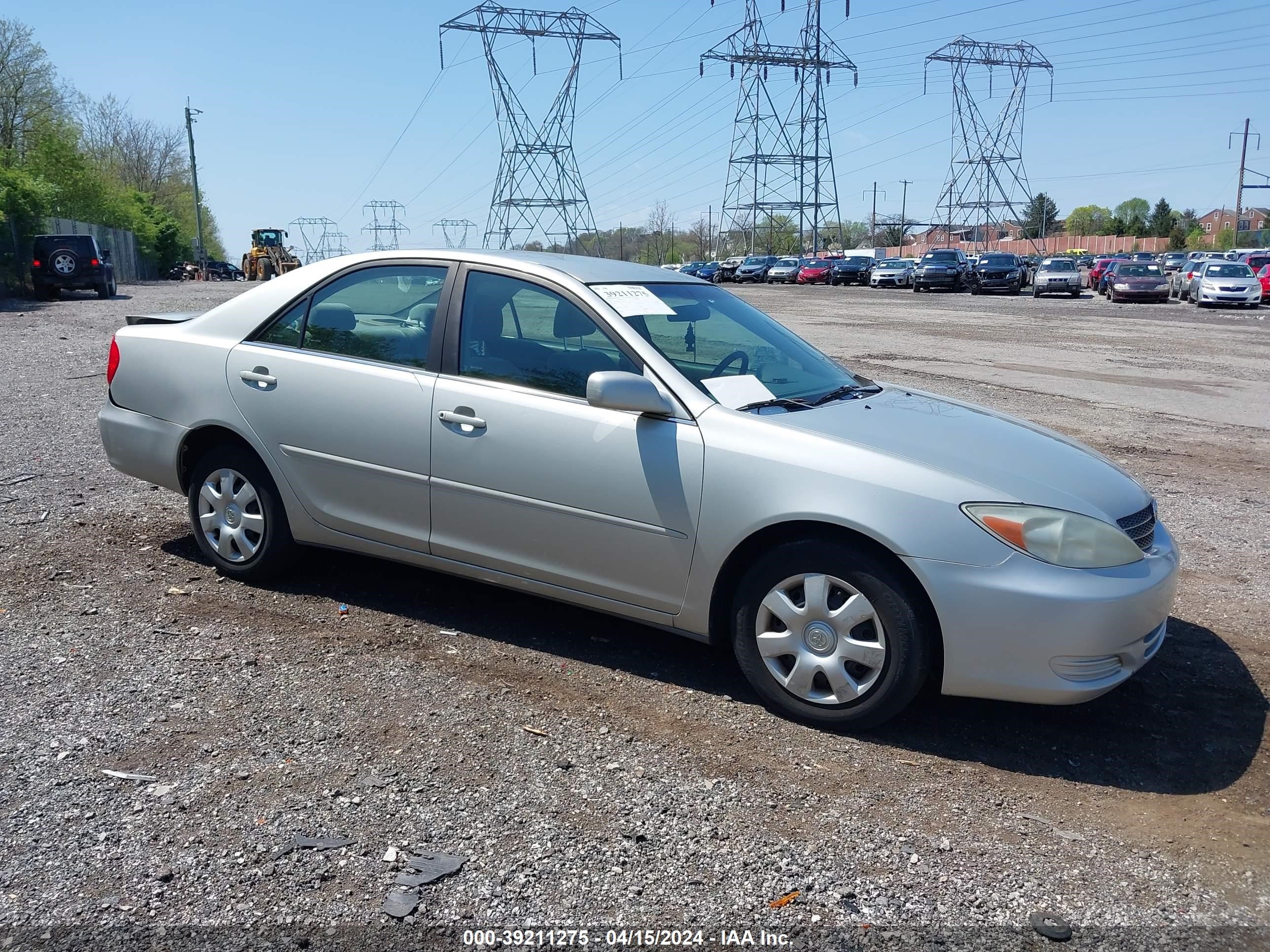 TOYOTA CAMRY 2003 4t1be32k43u145318