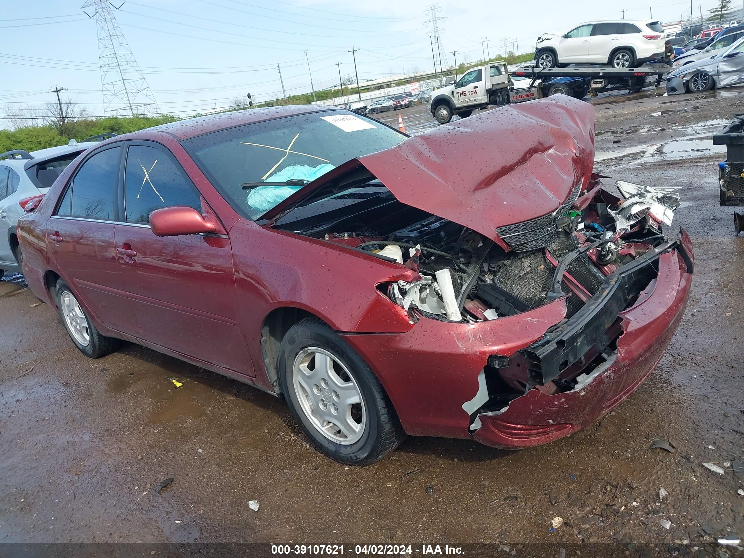 TOYOTA CAMRY 2003 4t1be32k43u234743