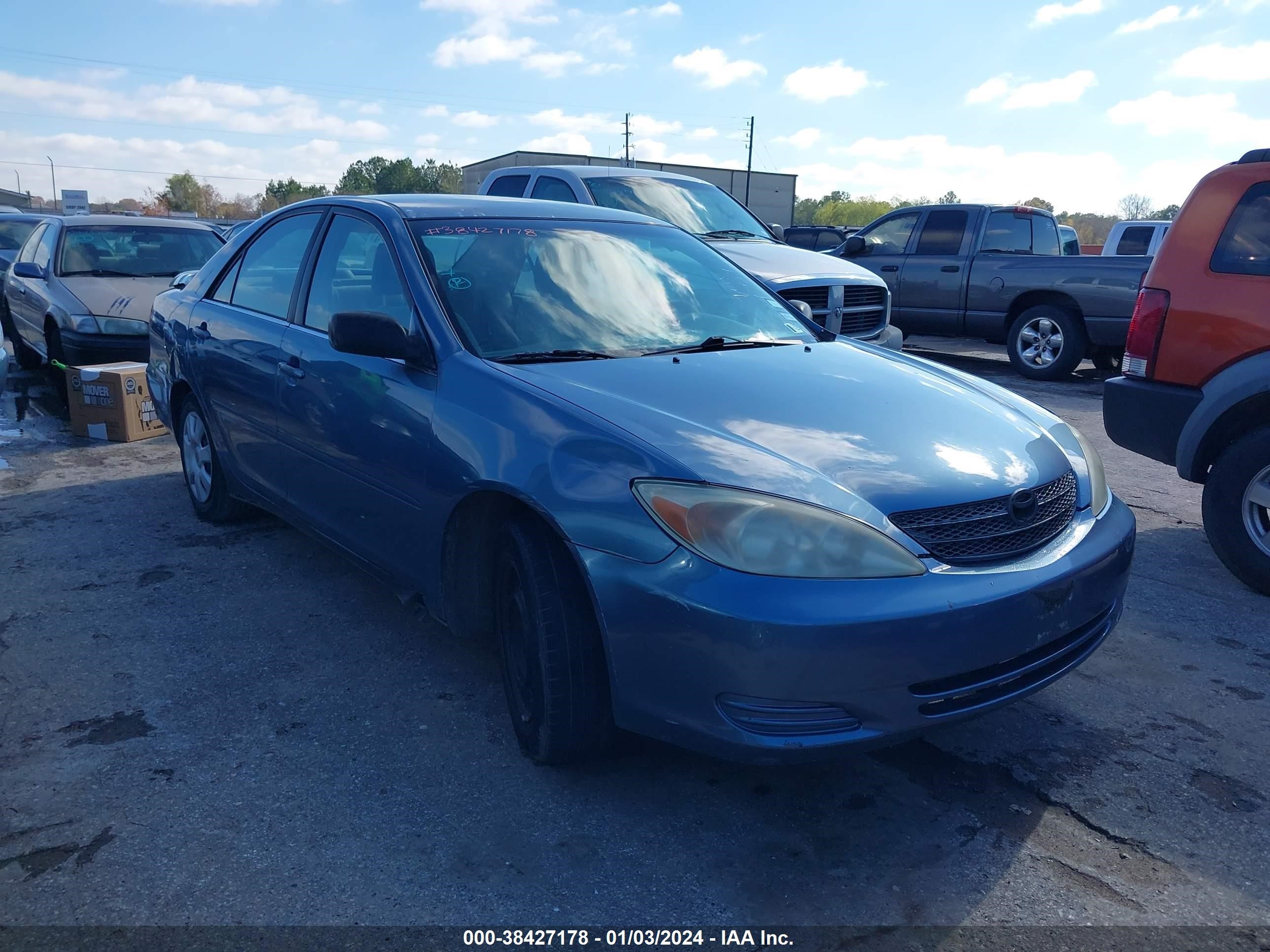 TOYOTA CAMRY 2003 4t1be32k43u686465