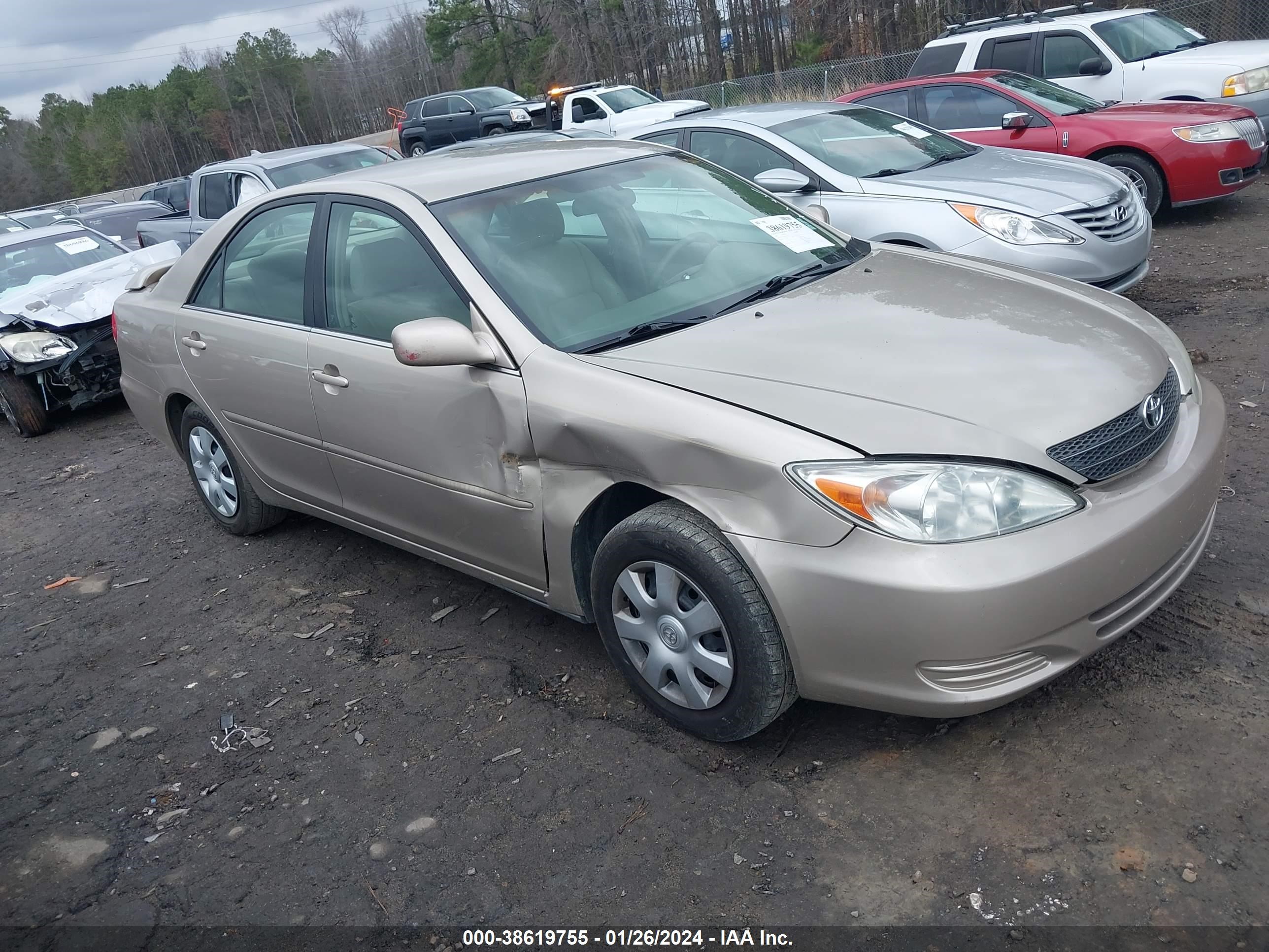 TOYOTA CAMRY 2003 4t1be32k43u783472