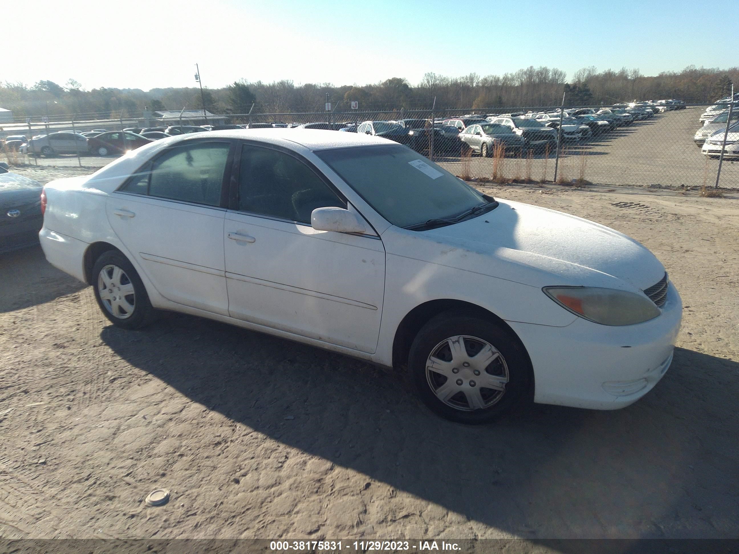 TOYOTA CAMRY 2004 4t1be32k44u275410