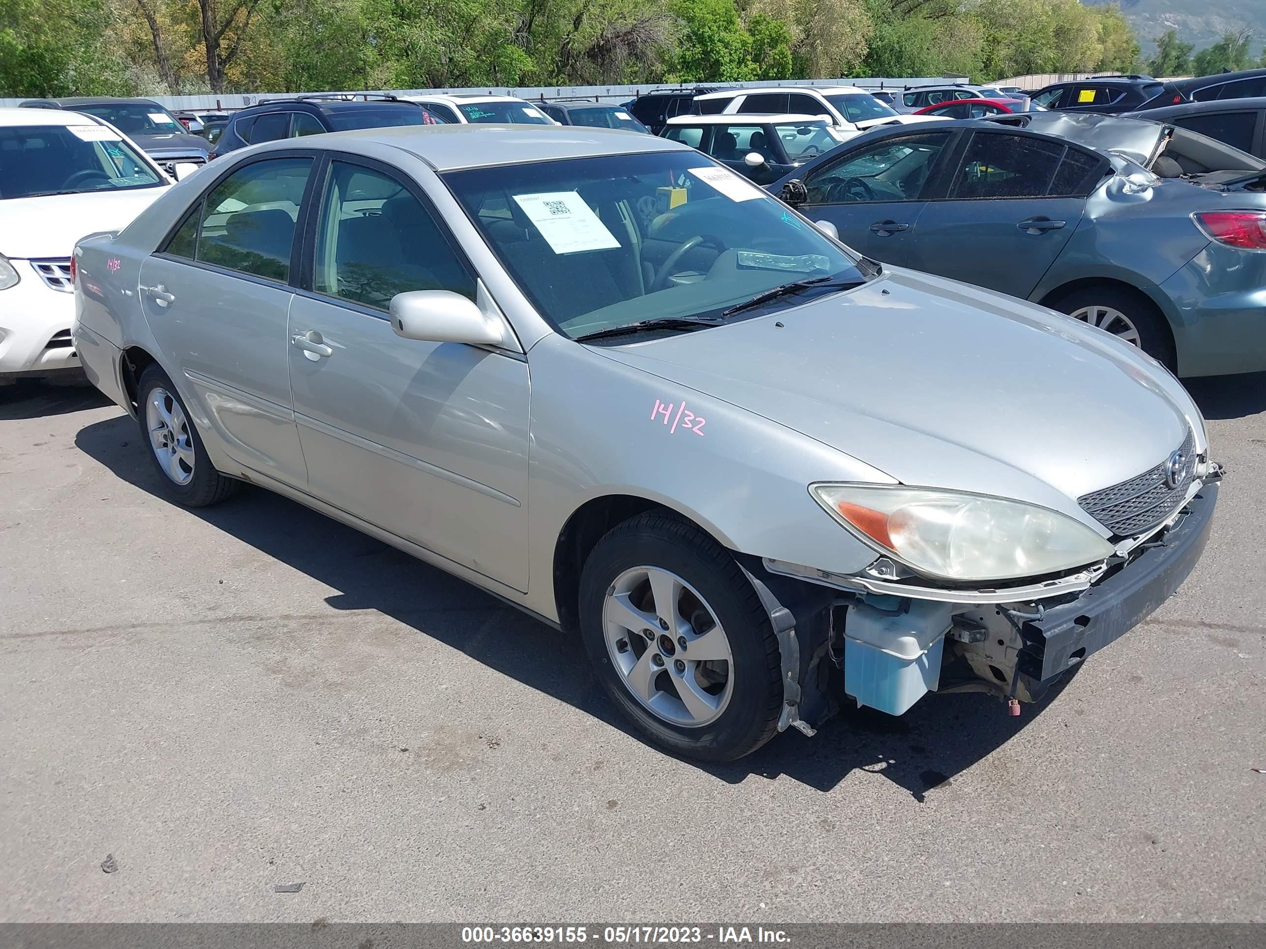 TOYOTA CAMRY 2004 4t1be32k44u862903