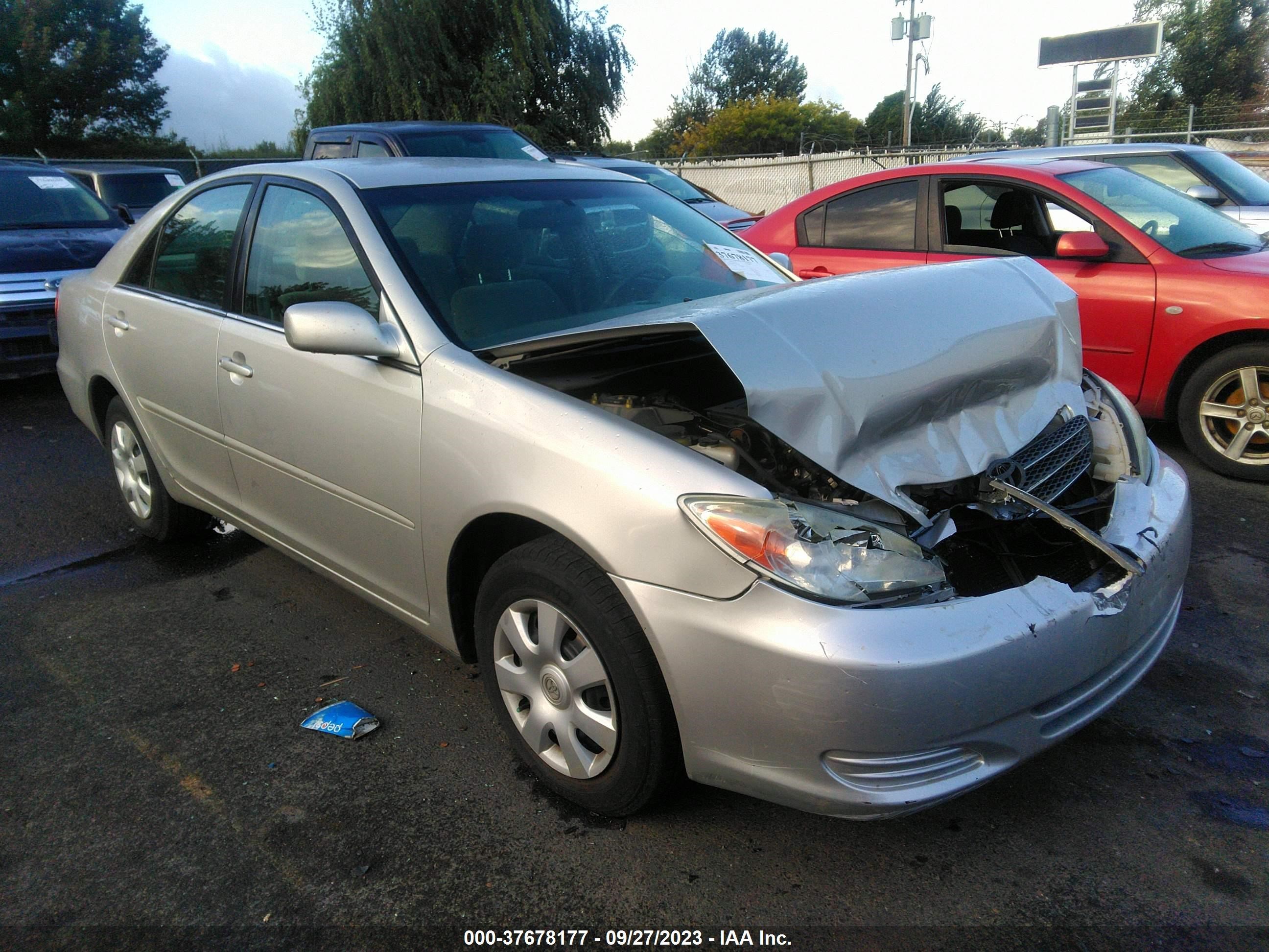 TOYOTA CAMRY 2004 4t1be32k44u872167