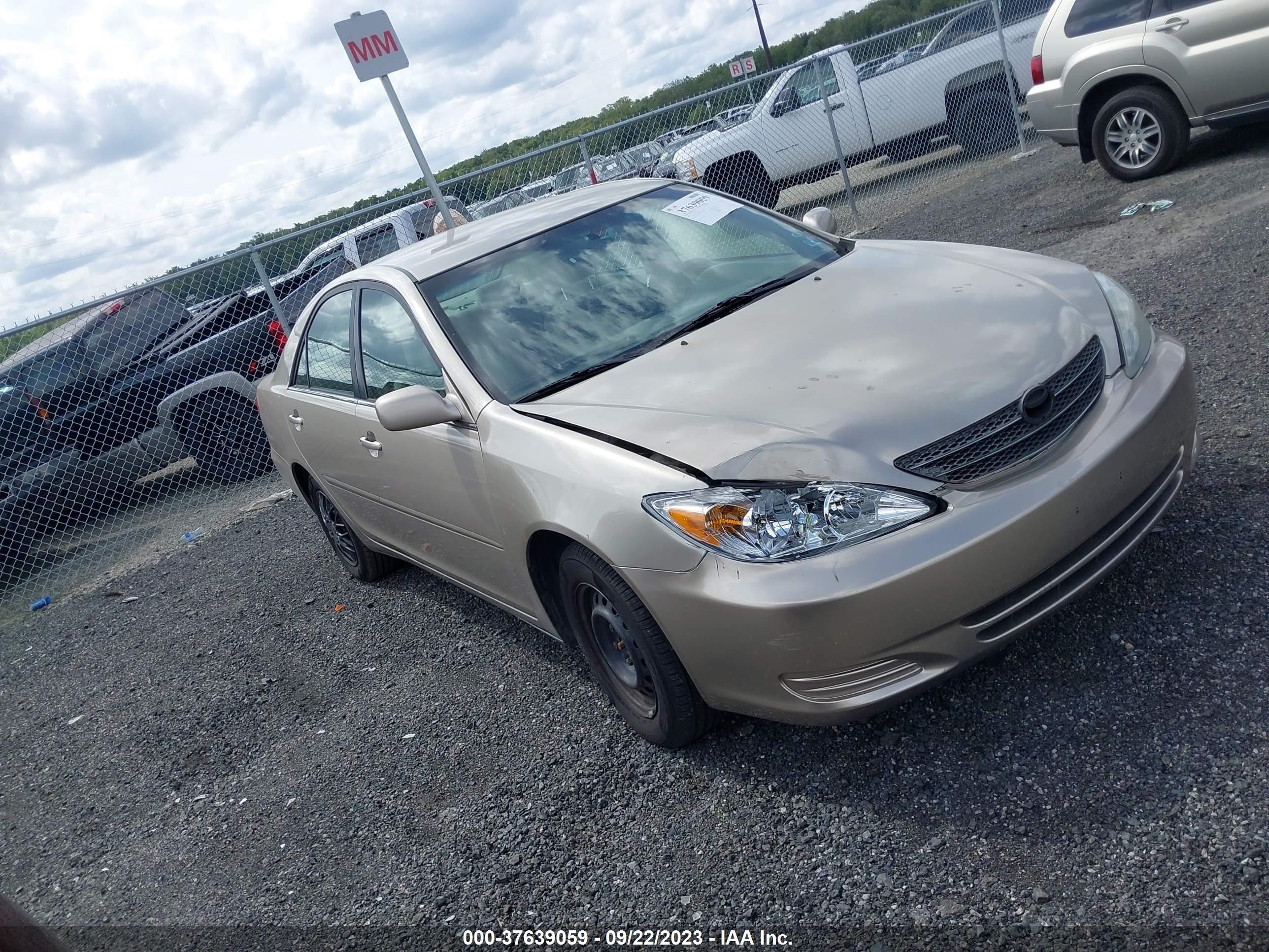 TOYOTA CAMRY 2004 4t1be32k44u885050