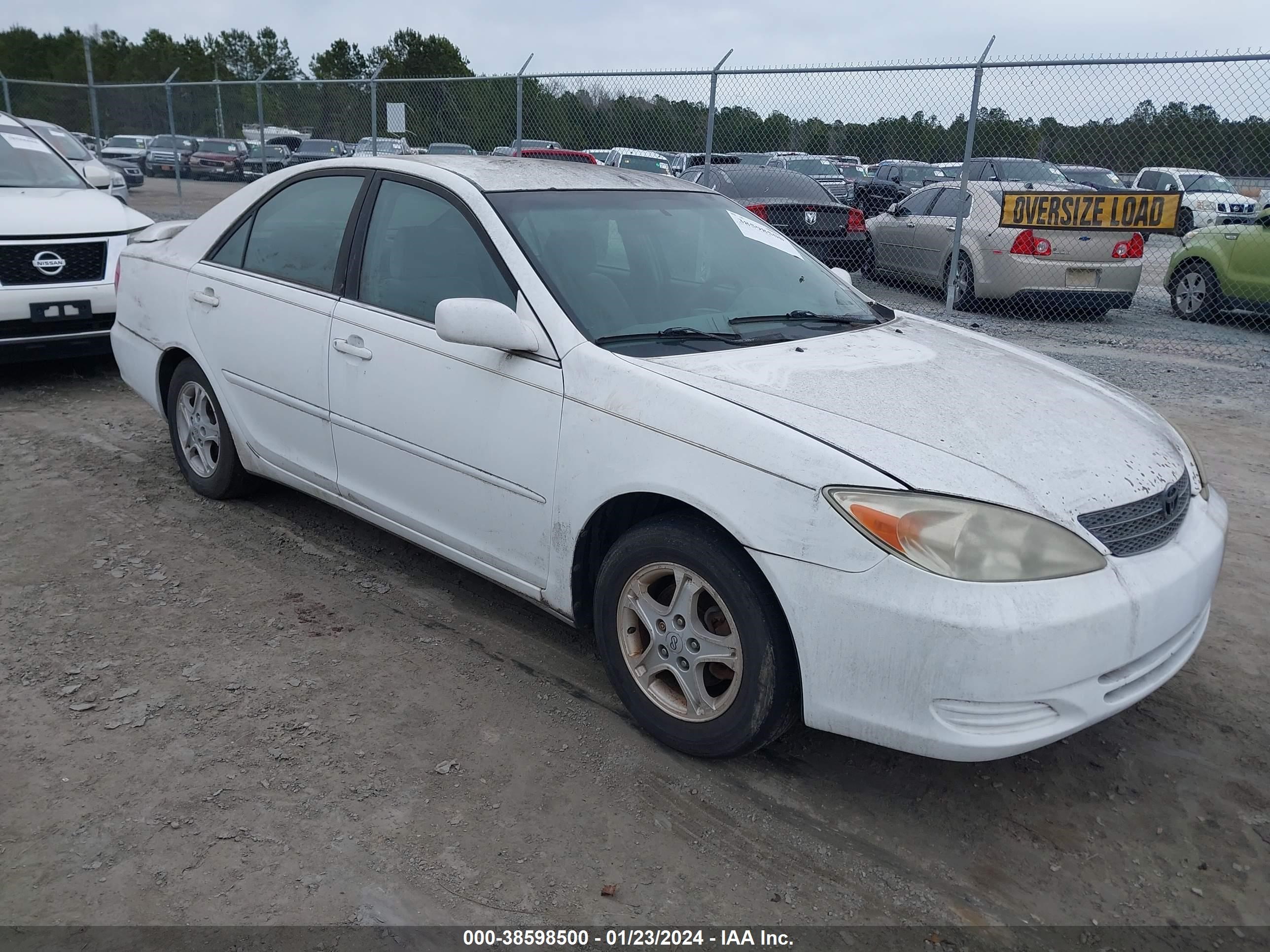 TOYOTA CAMRY 2002 4t1be32k52u048336