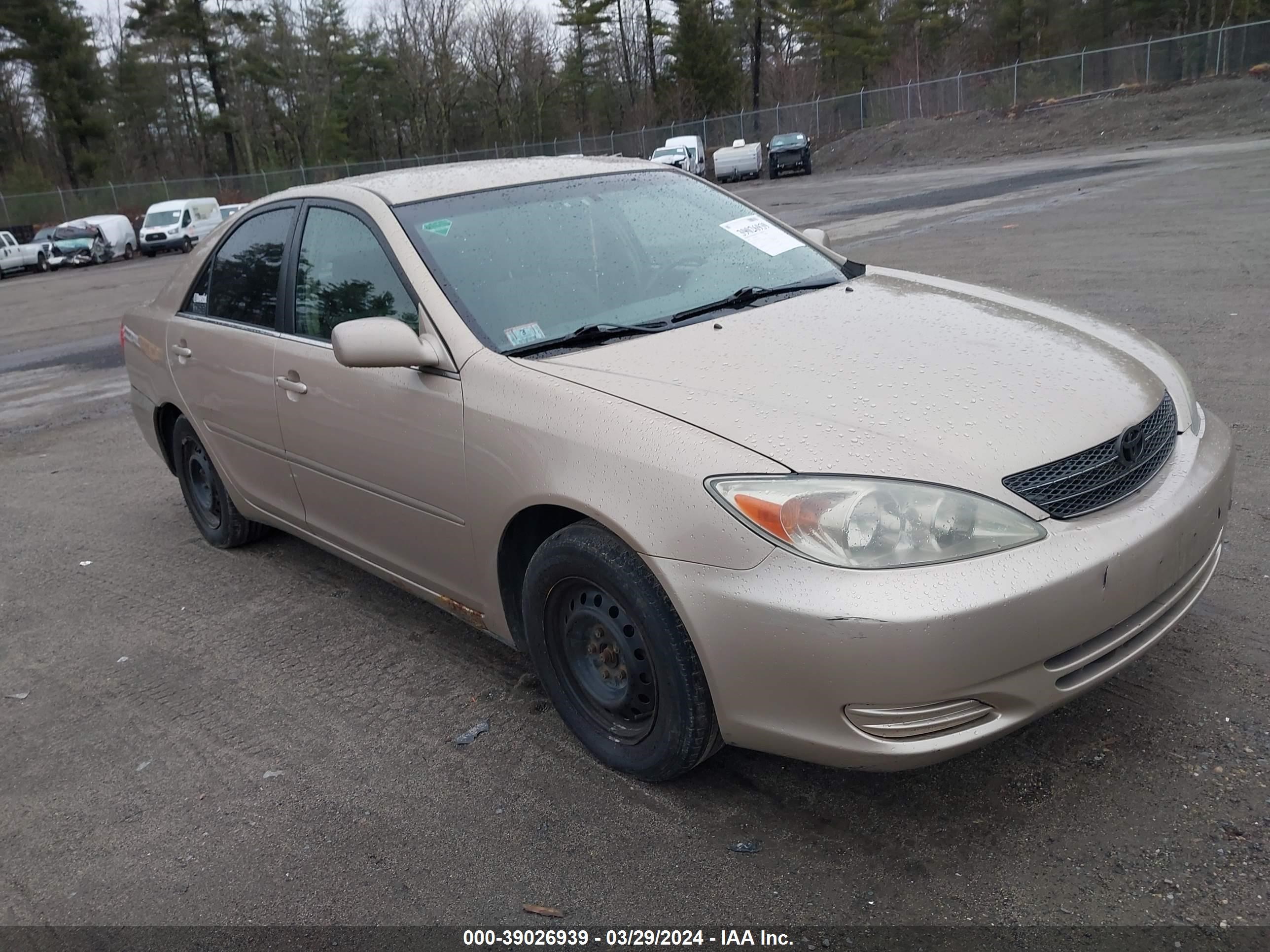 TOYOTA CAMRY 2002 4t1be32k52u072930