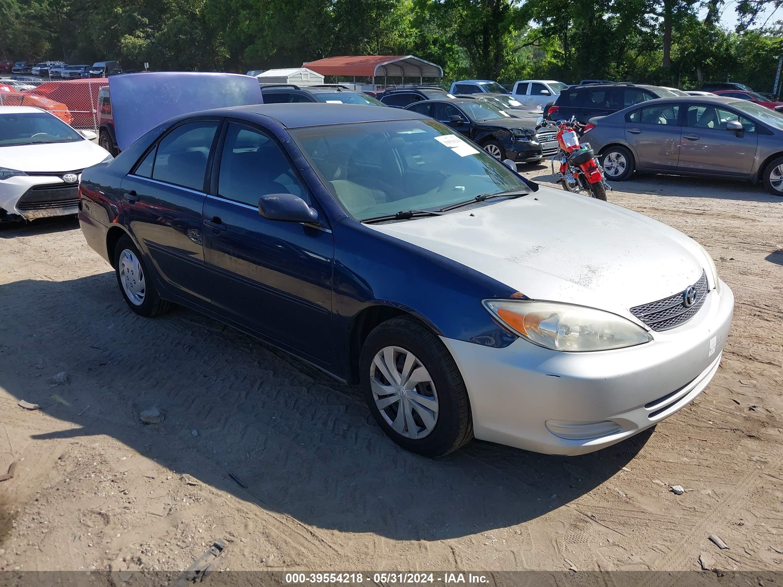 TOYOTA CAMRY 2002 4t1be32k52u571033