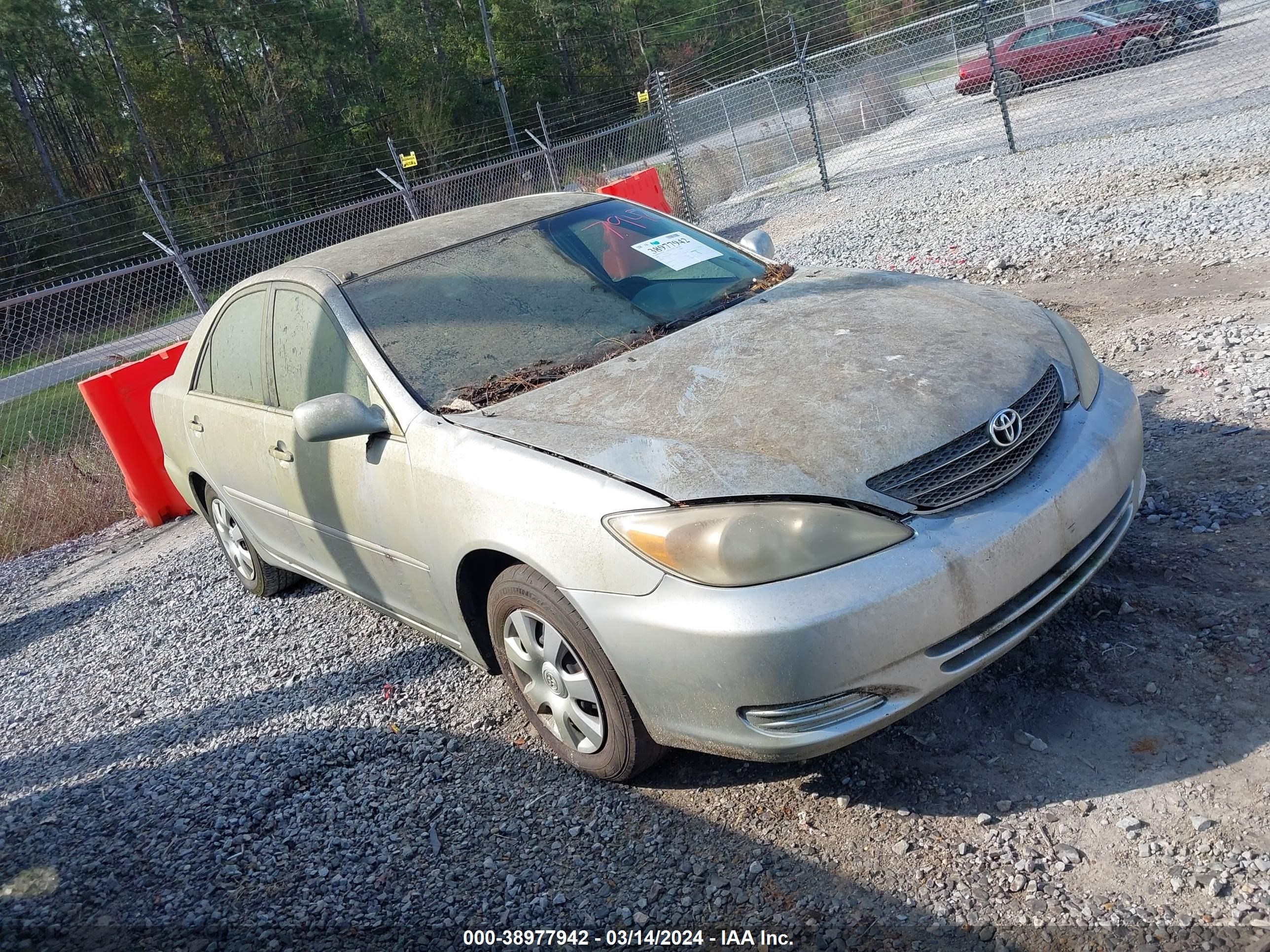 TOYOTA CAMRY 2002 4t1be32k52u603818