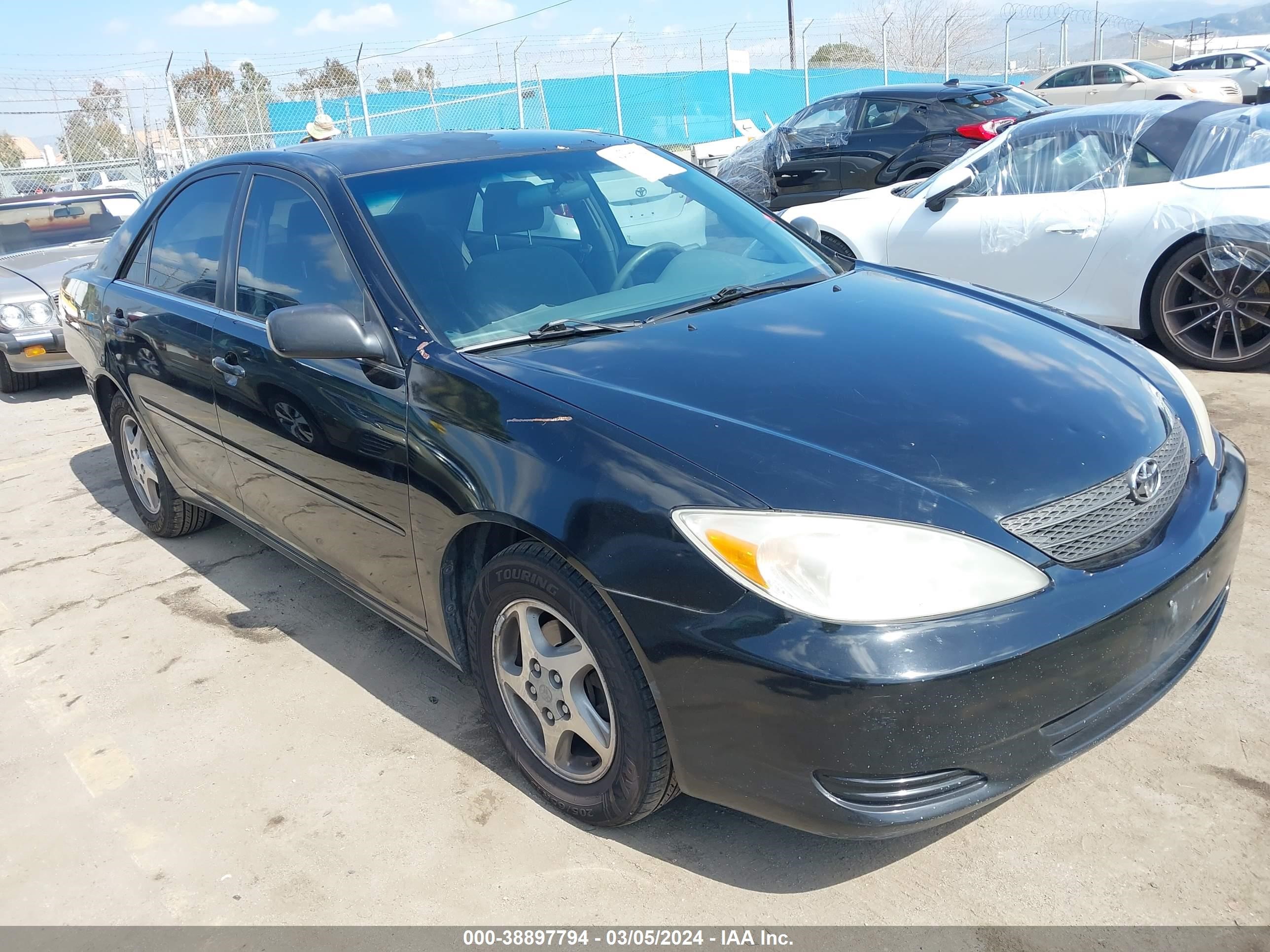 TOYOTA CAMRY 2003 4t1be32k53u221337