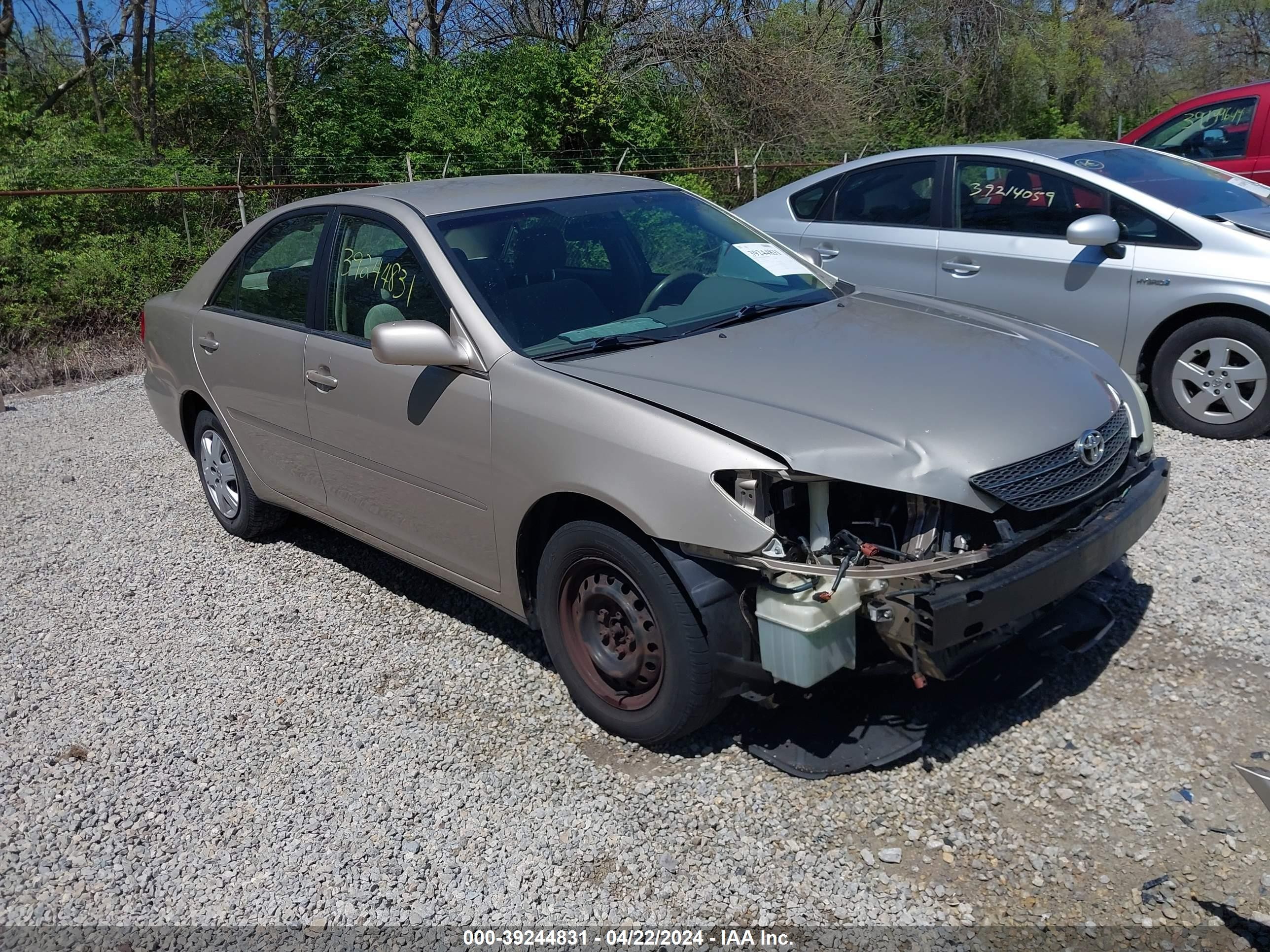 TOYOTA CAMRY 2004 4t1be32k54u838769