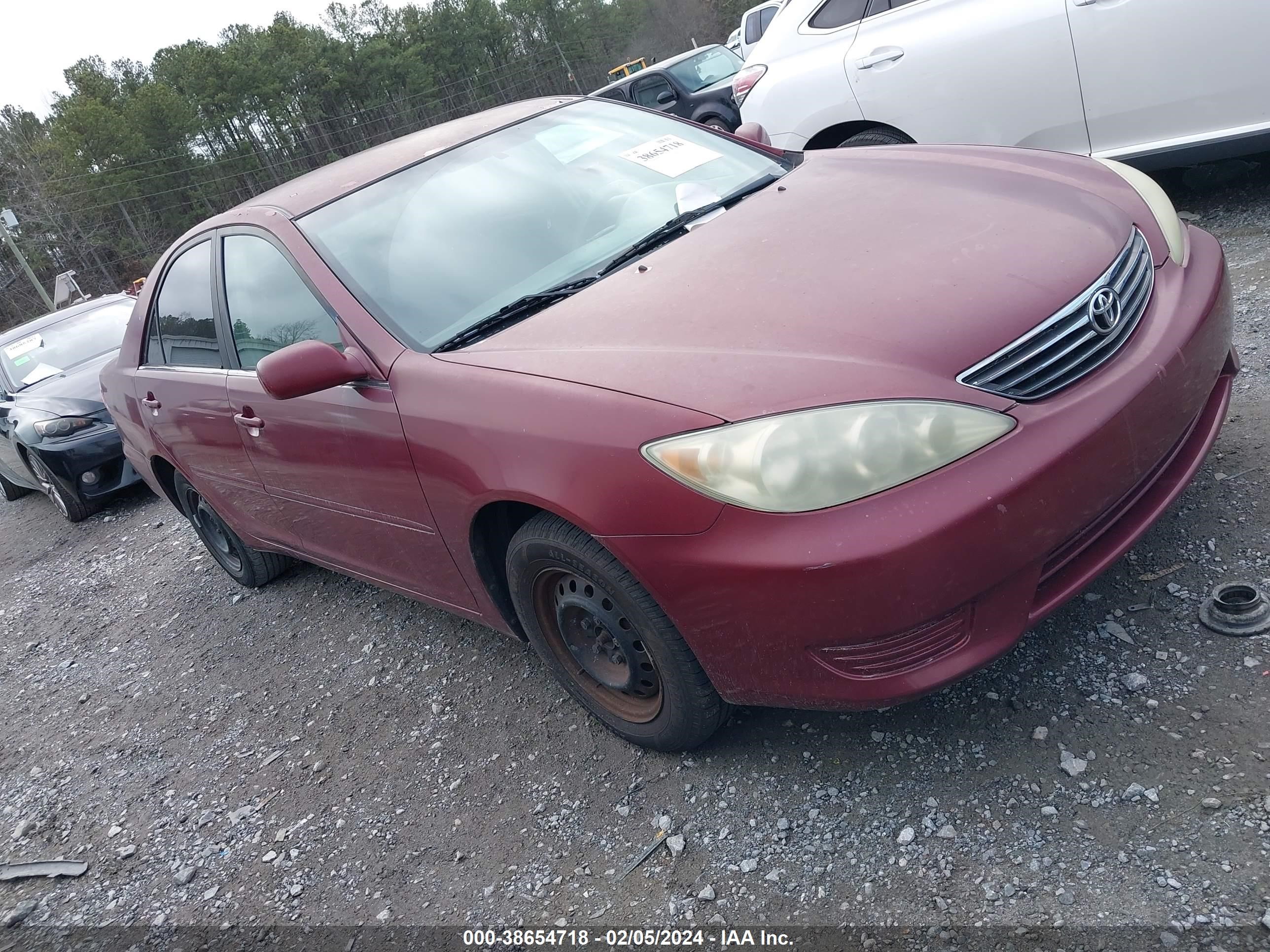 TOYOTA CAMRY 2005 4t1be32k55u425882