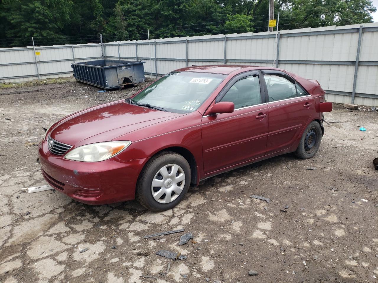 TOYOTA CAMRY 2002 4t1be32k62u043954