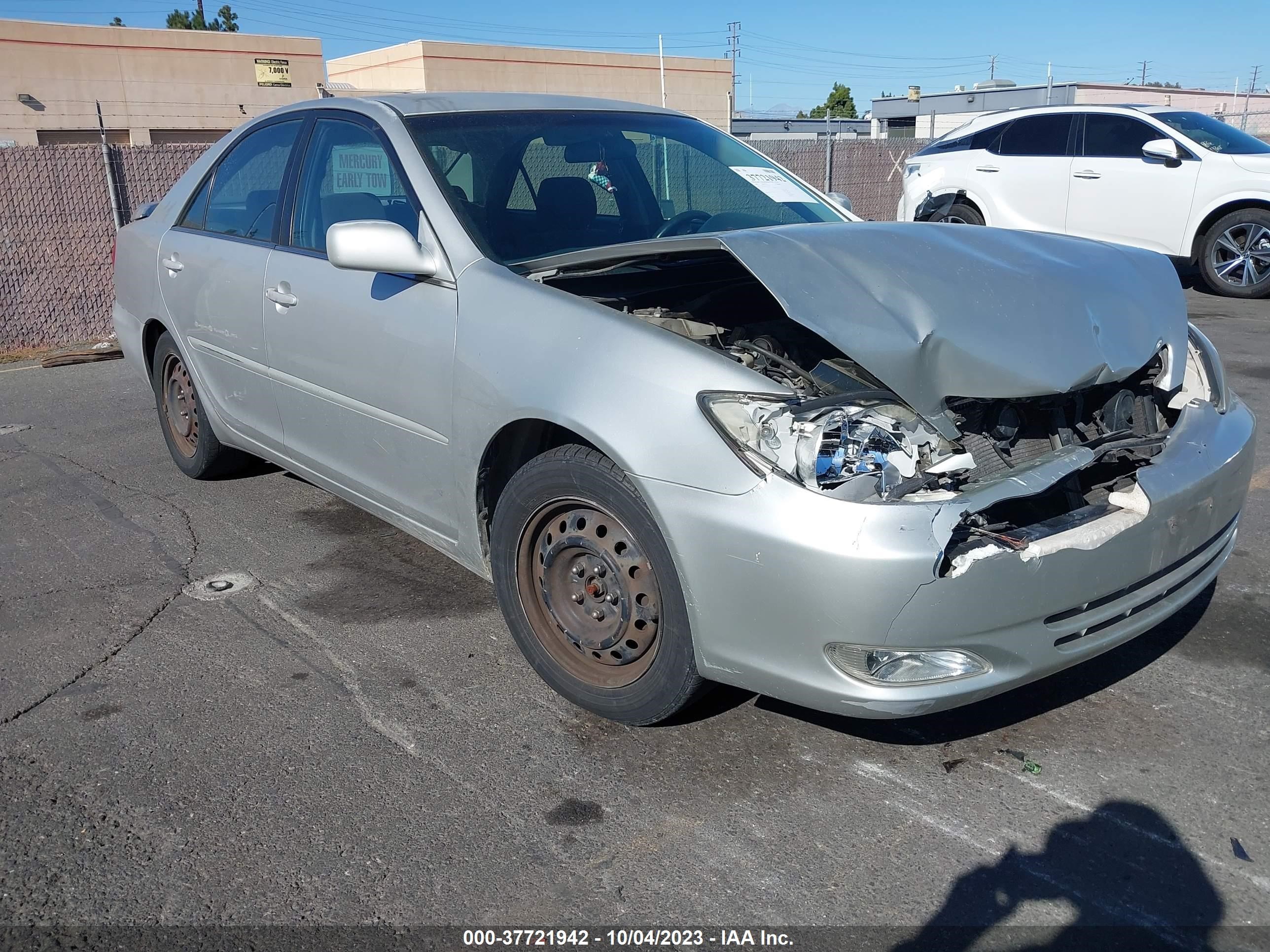 TOYOTA CAMRY 2002 4t1be32k62u073455