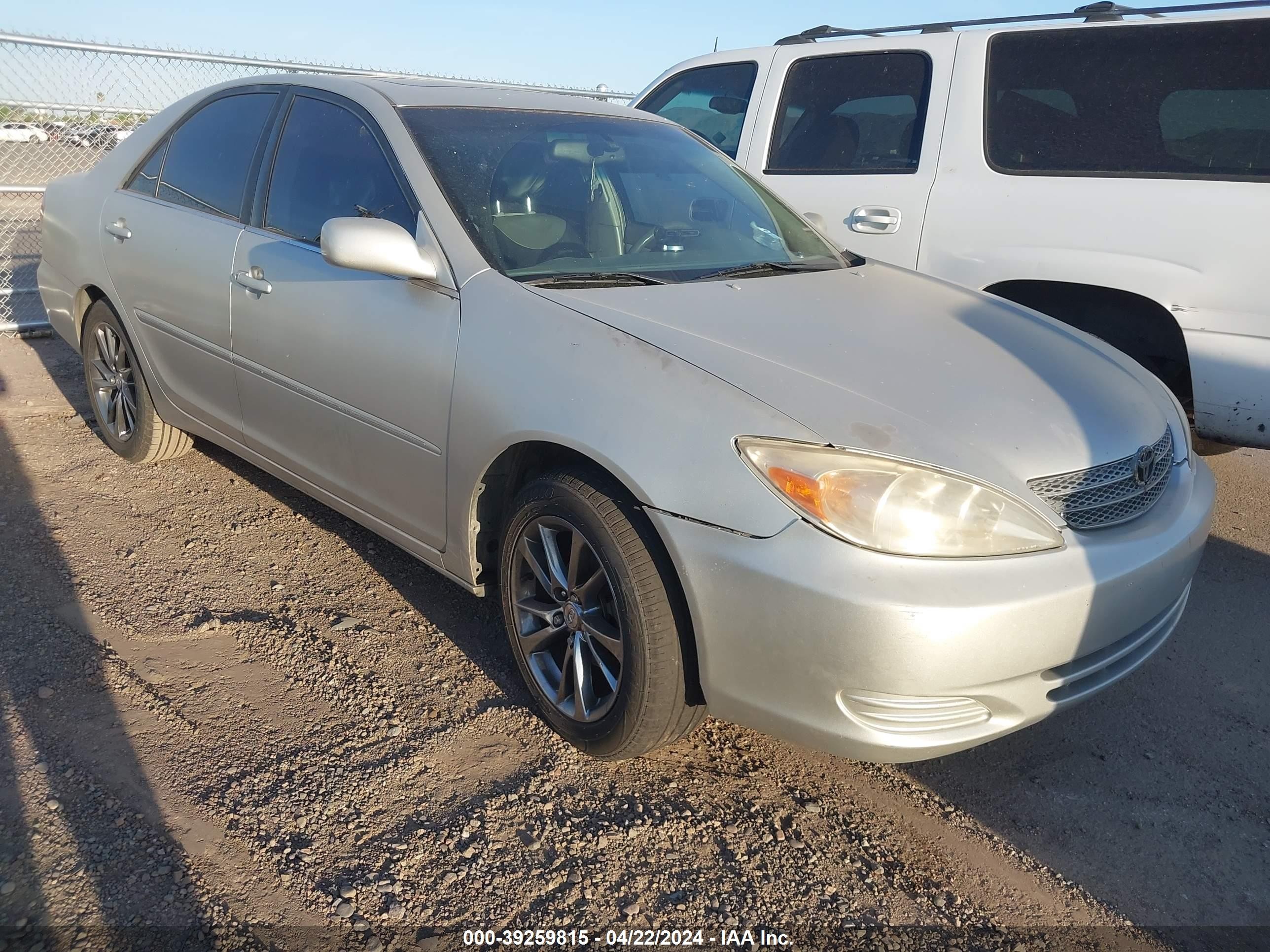 TOYOTA CAMRY 2002 4t1be32k62u571719