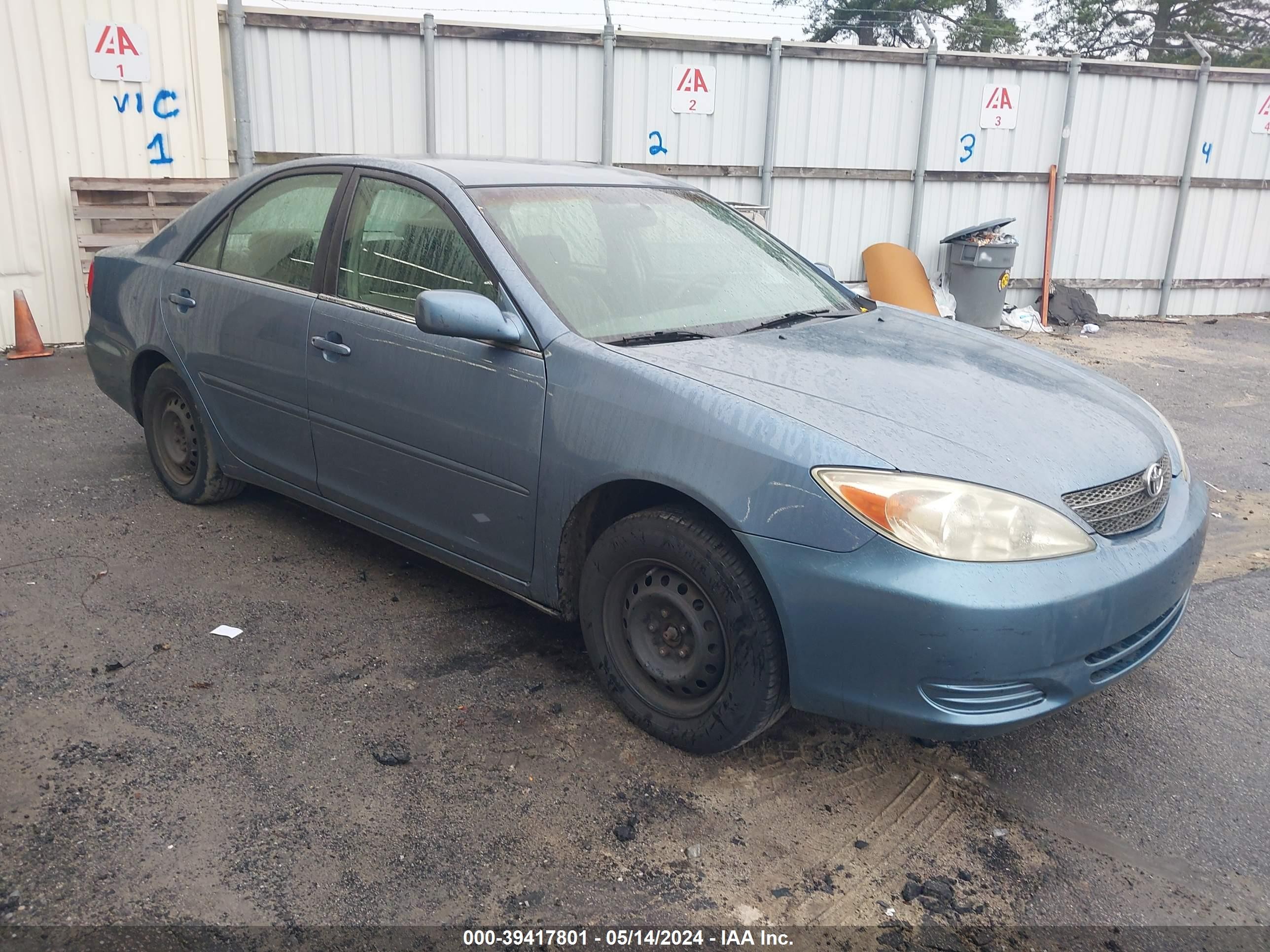 TOYOTA CAMRY 2002 4t1be32k62u580100