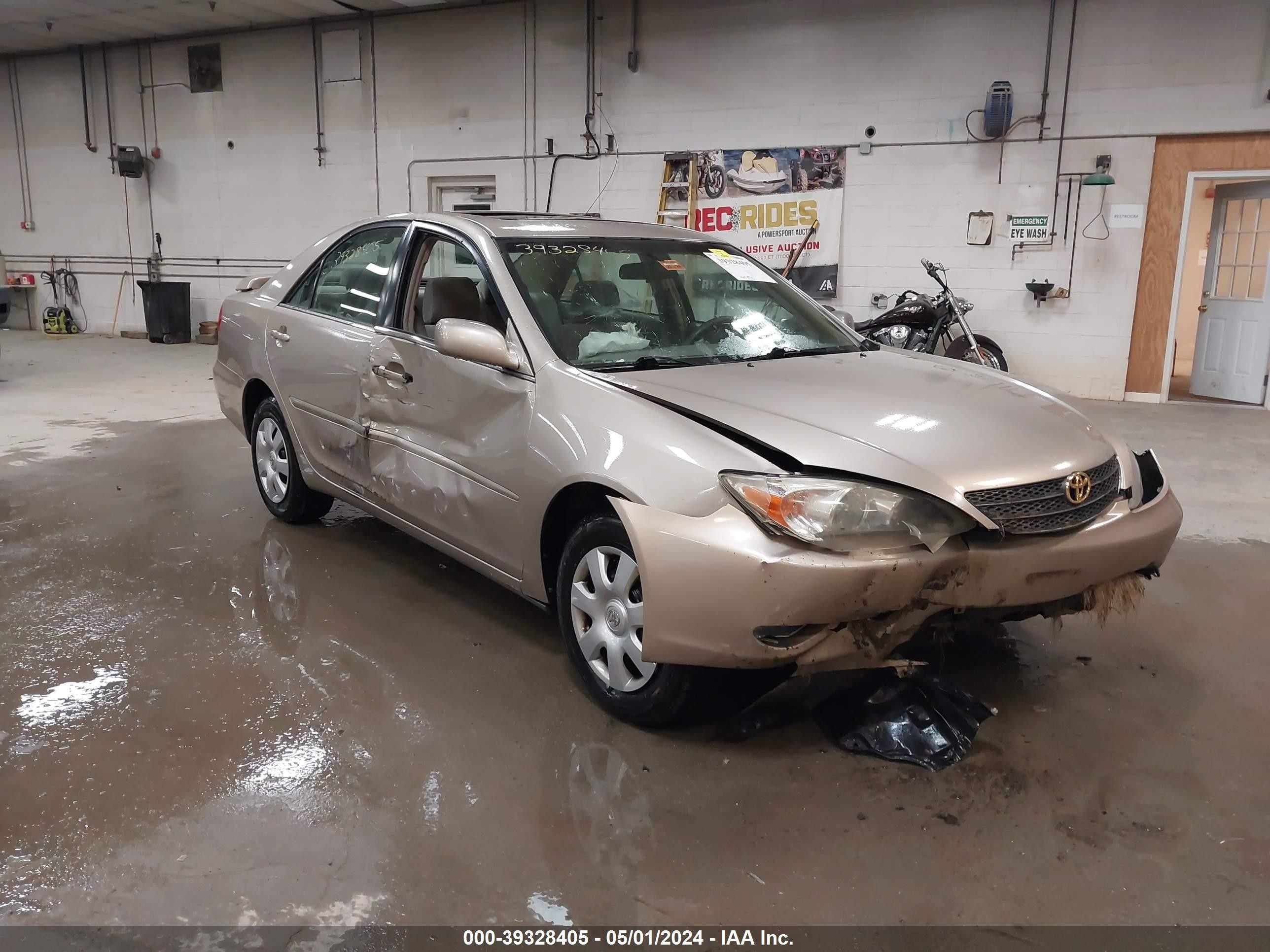 TOYOTA CAMRY 2002 4t1be32k62u631224