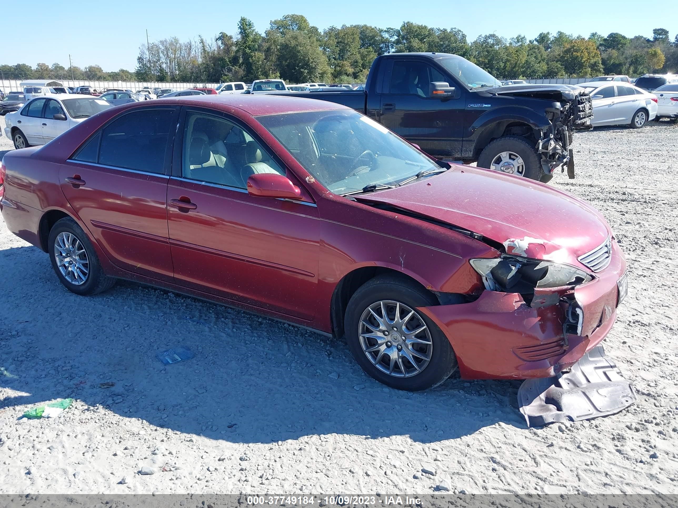 TOYOTA CAMRY 2005 4t1be32k65u431299