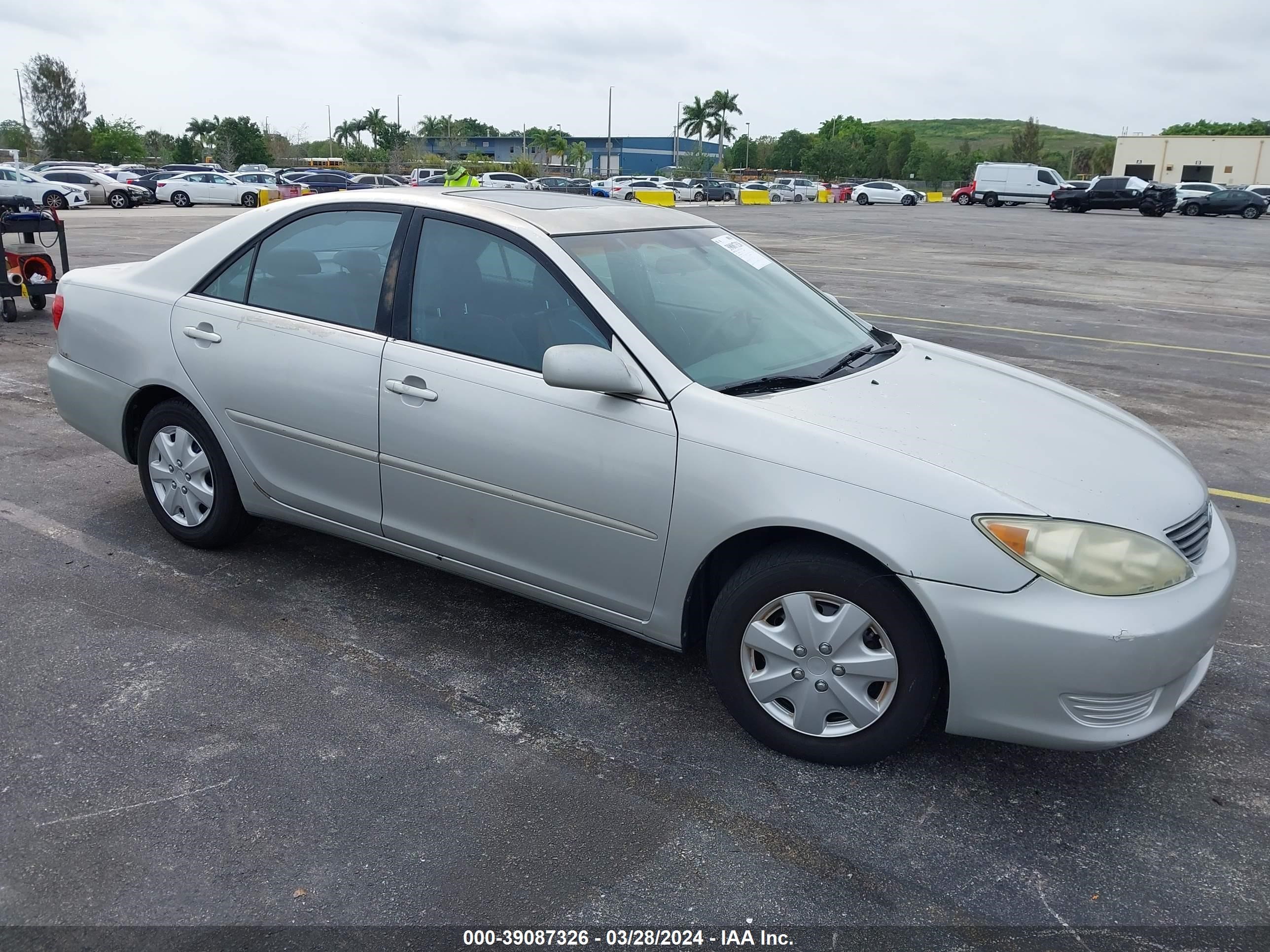 TOYOTA CAMRY 2006 4t1be32k66u731149