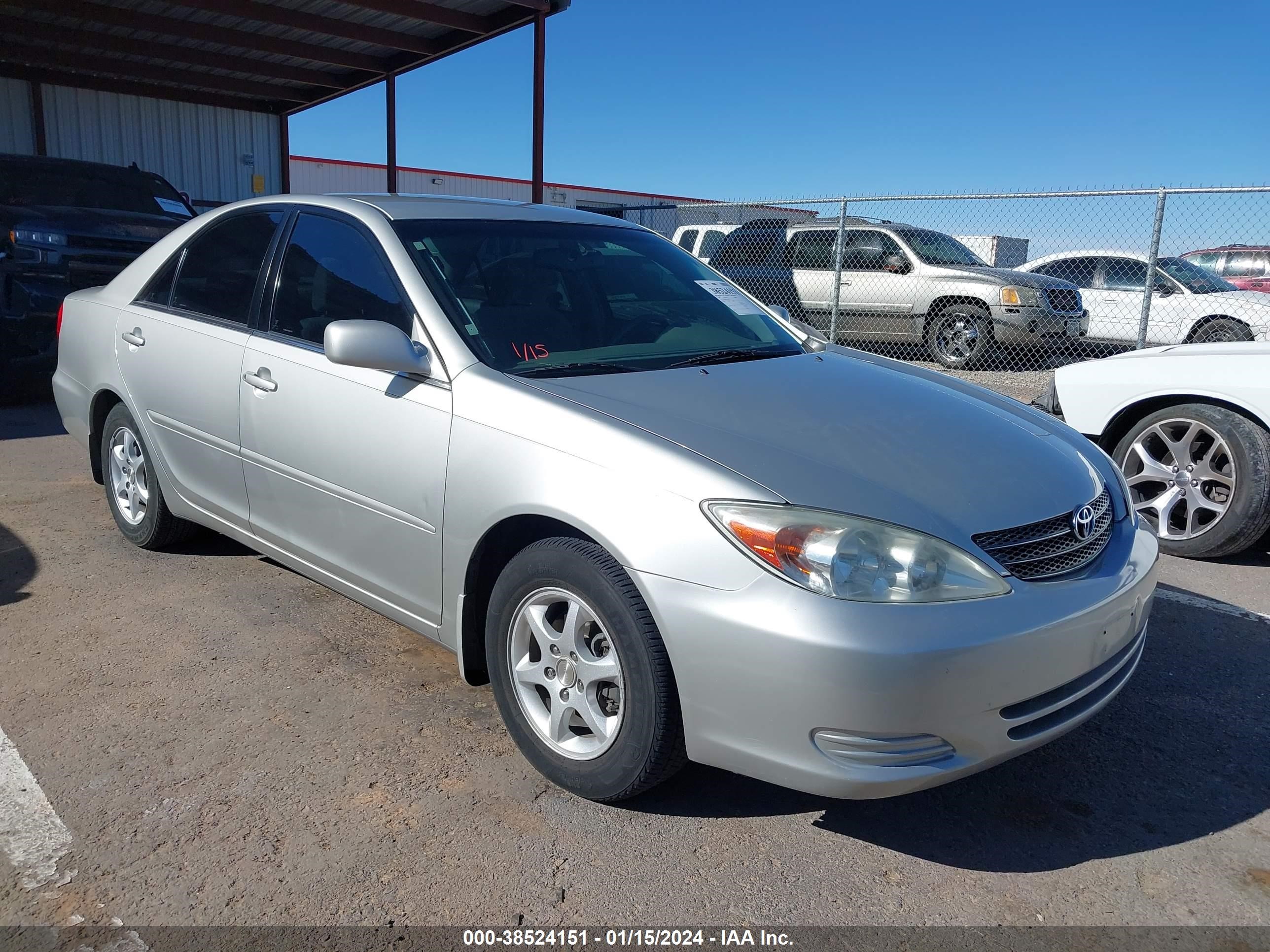 TOYOTA CAMRY 2002 4t1be32k72u004113