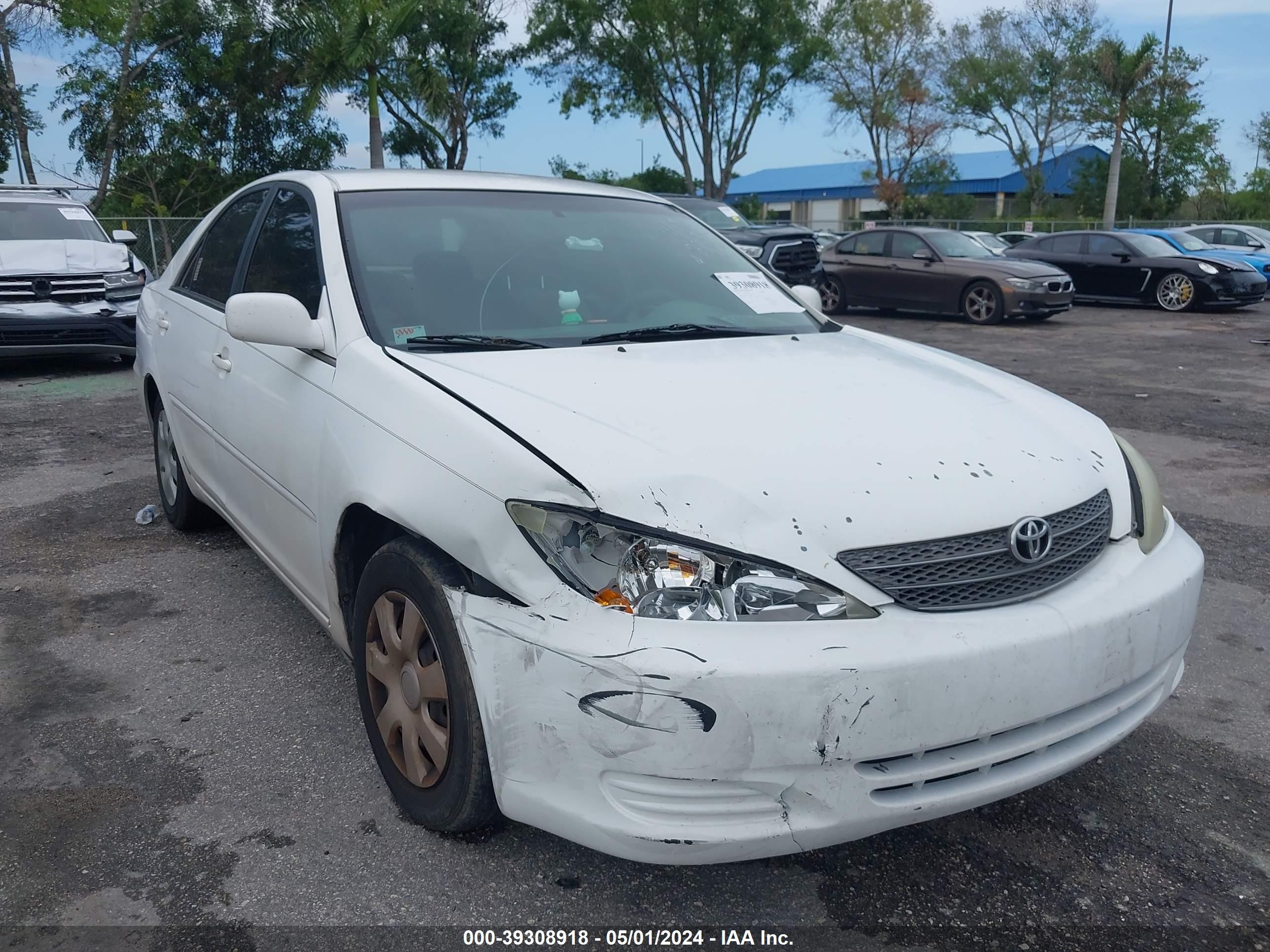 TOYOTA CAMRY 2002 4t1be32k72u018626