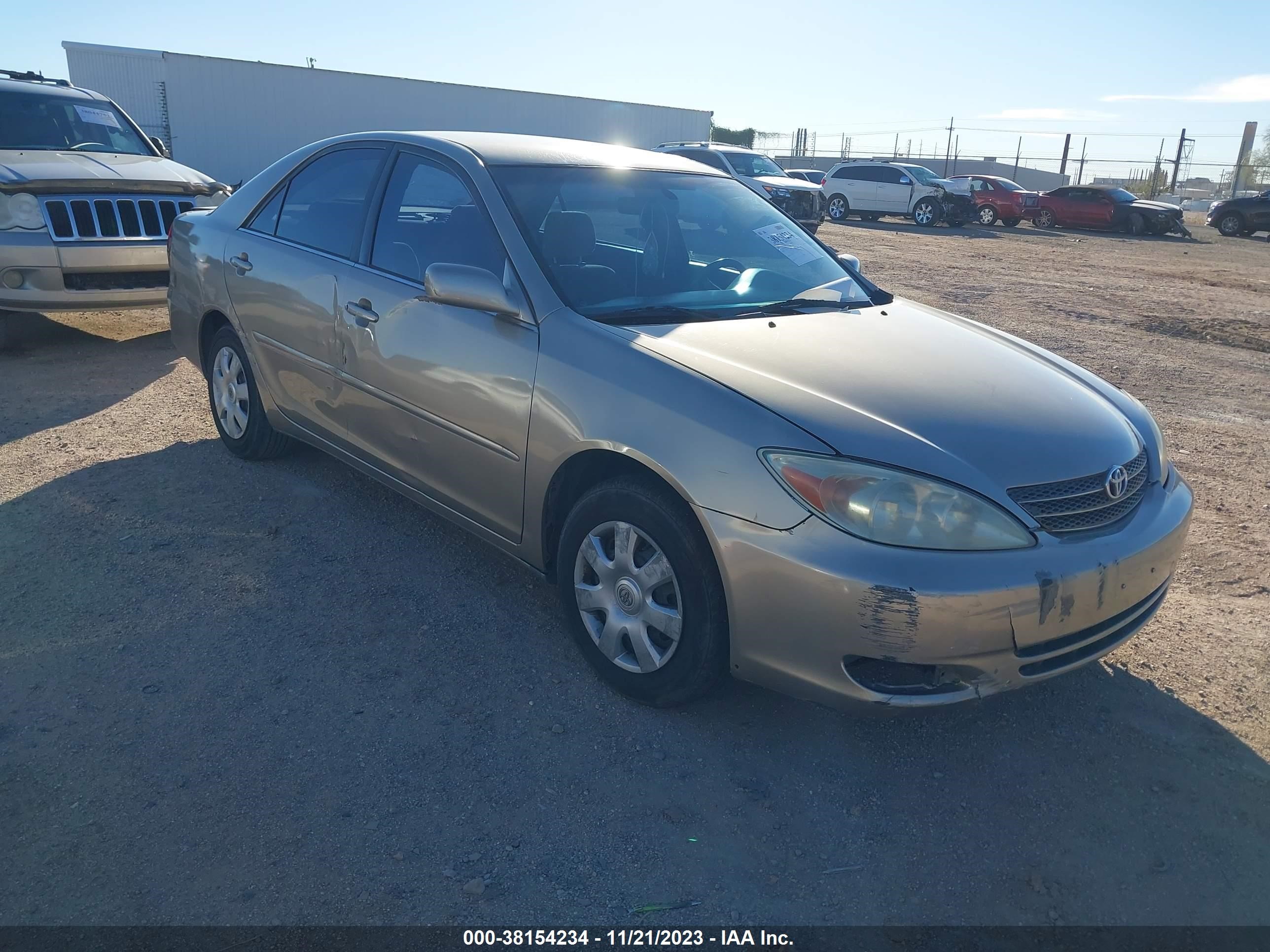 TOYOTA CAMRY 2002 4t1be32k72u116443