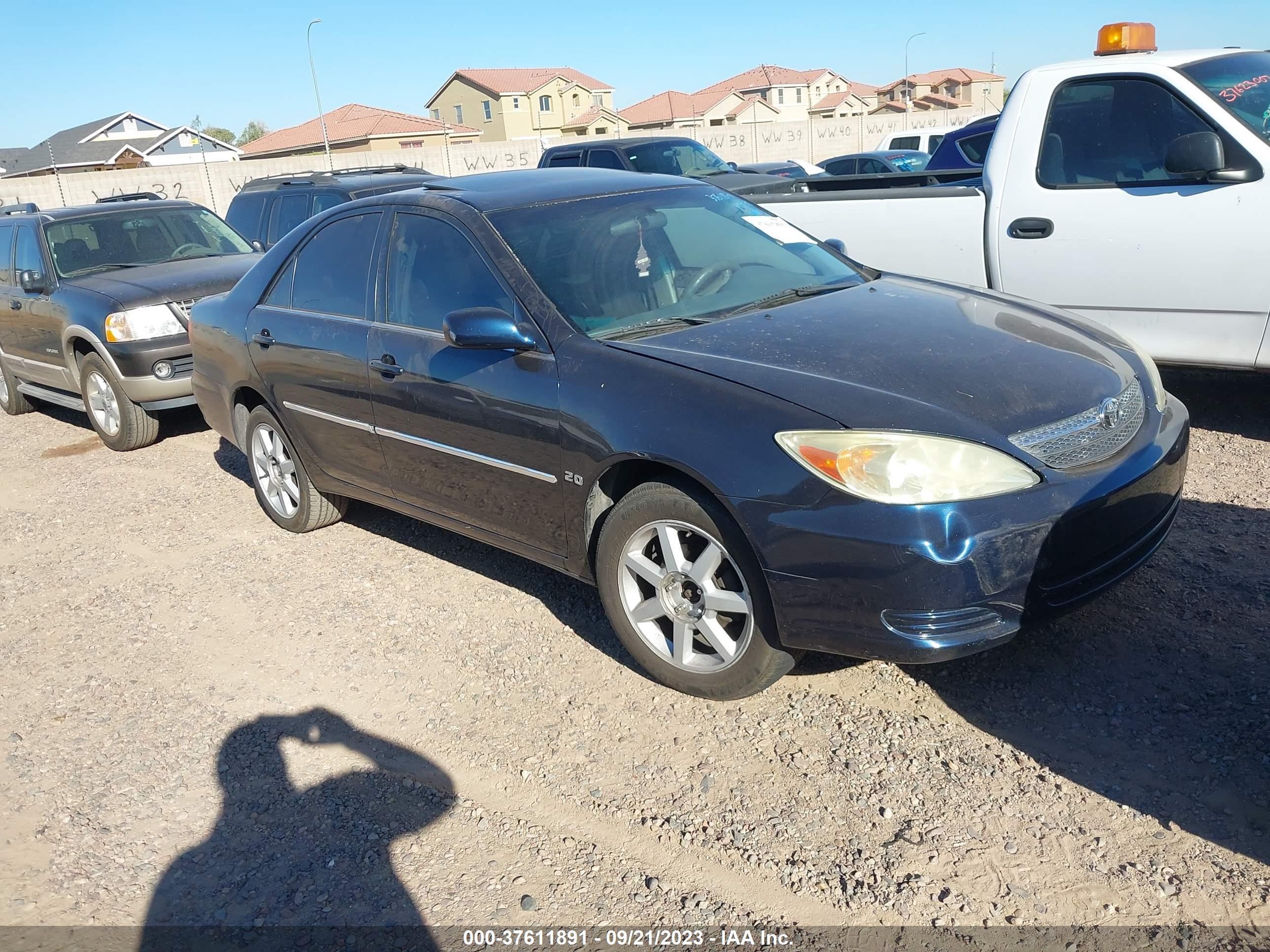 TOYOTA CAMRY 2002 4t1be32k72u507608