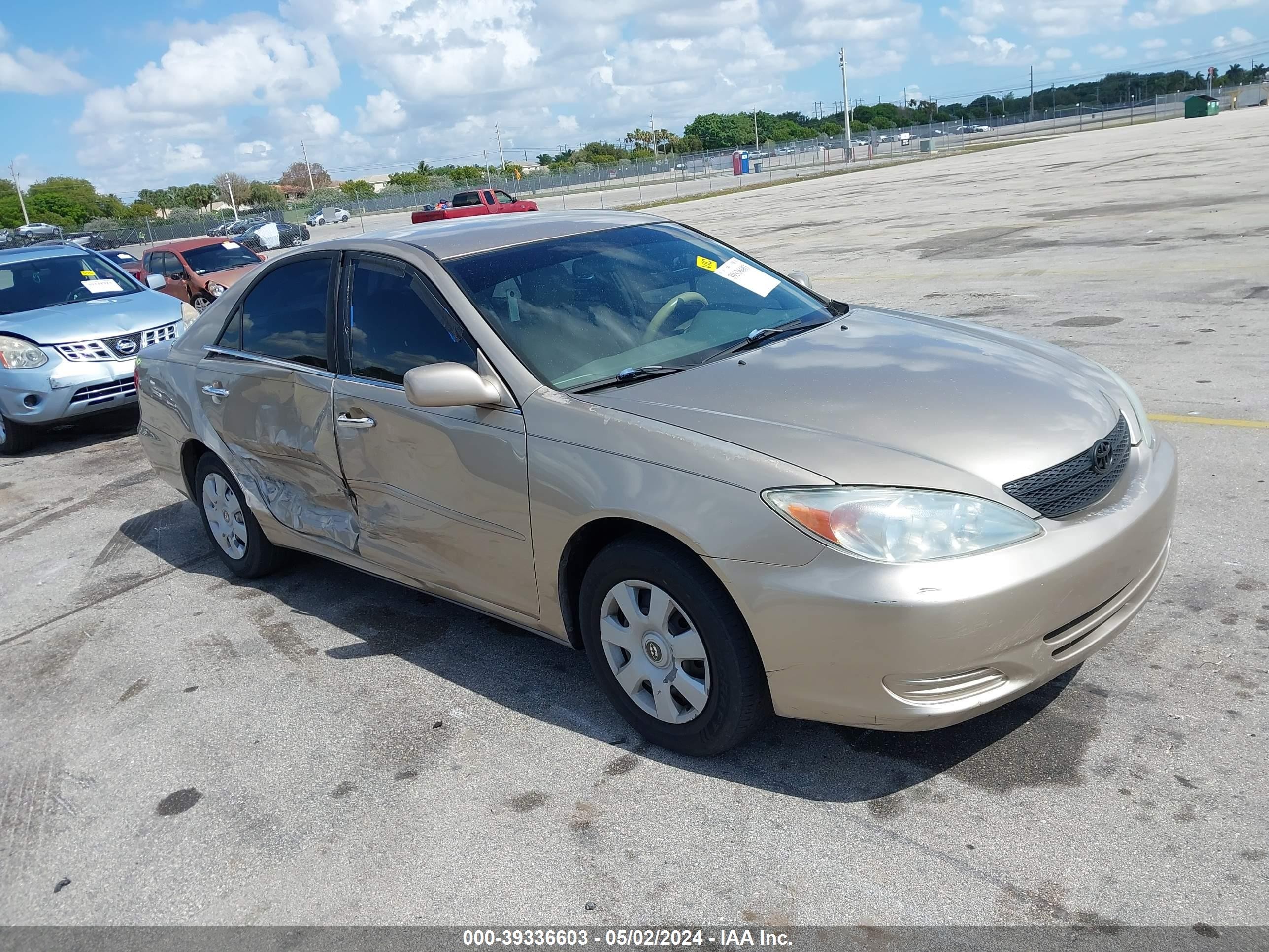 TOYOTA CAMRY 2002 4t1be32k72u640336