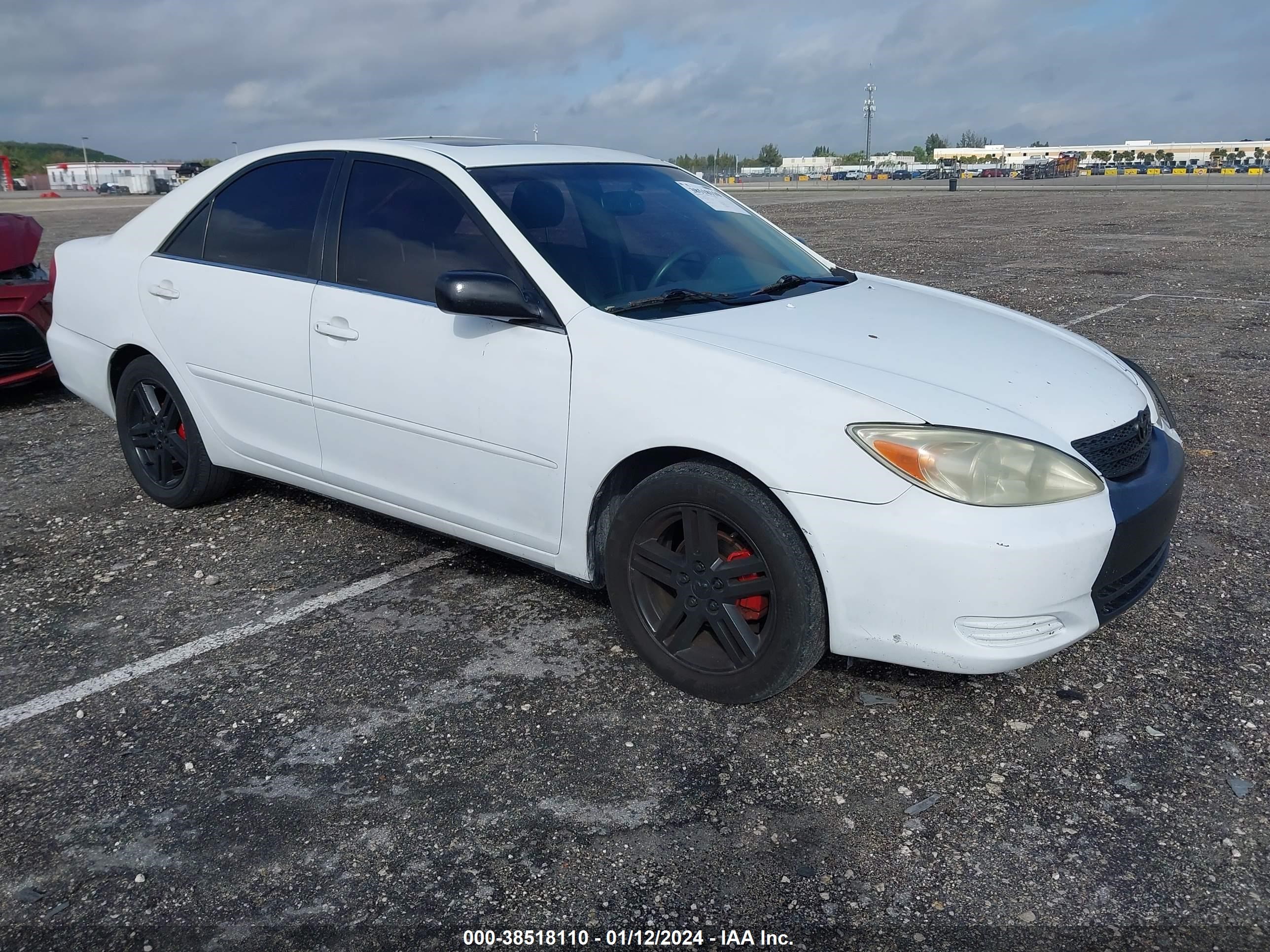 TOYOTA CAMRY 2003 4t1be32k73u158340