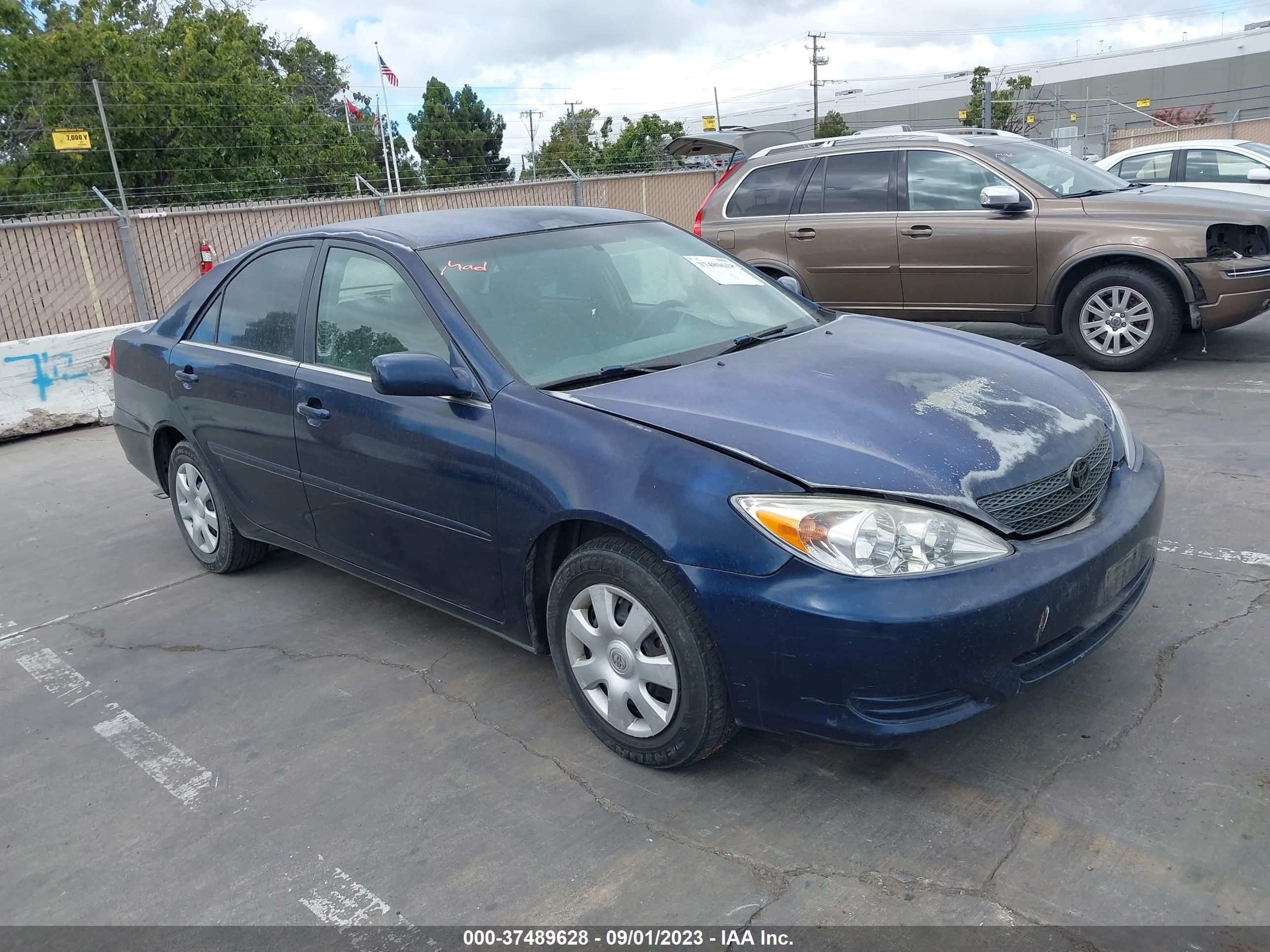 TOYOTA CAMRY 2003 4t1be32k73u168222