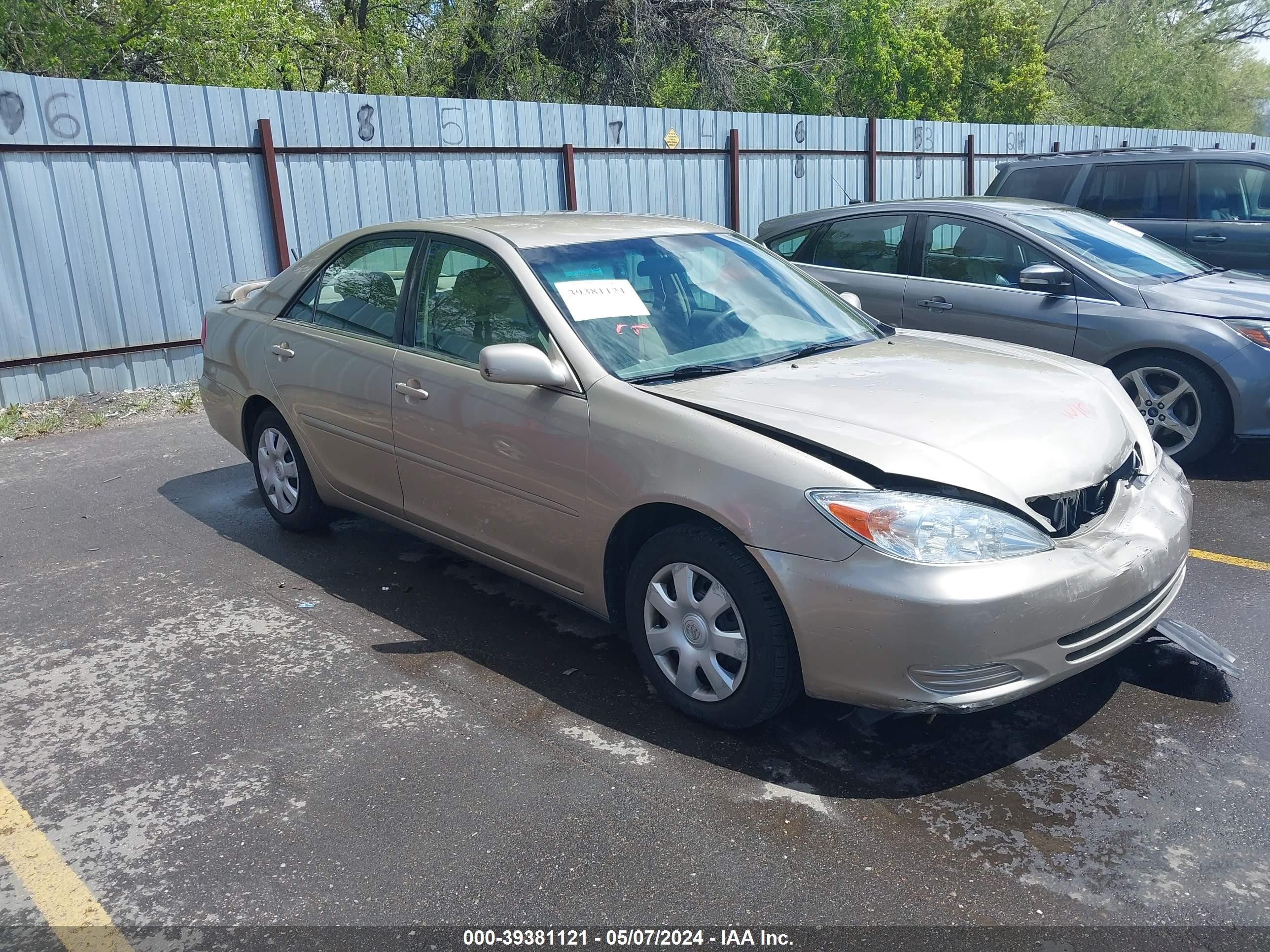 TOYOTA CAMRY 2003 4t1be32k73u709740