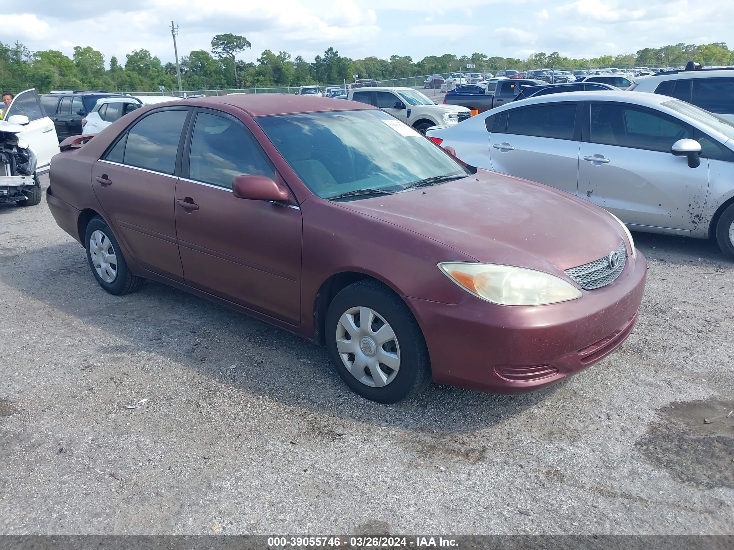 TOYOTA CAMRY 2004 4t1be32k74u294470