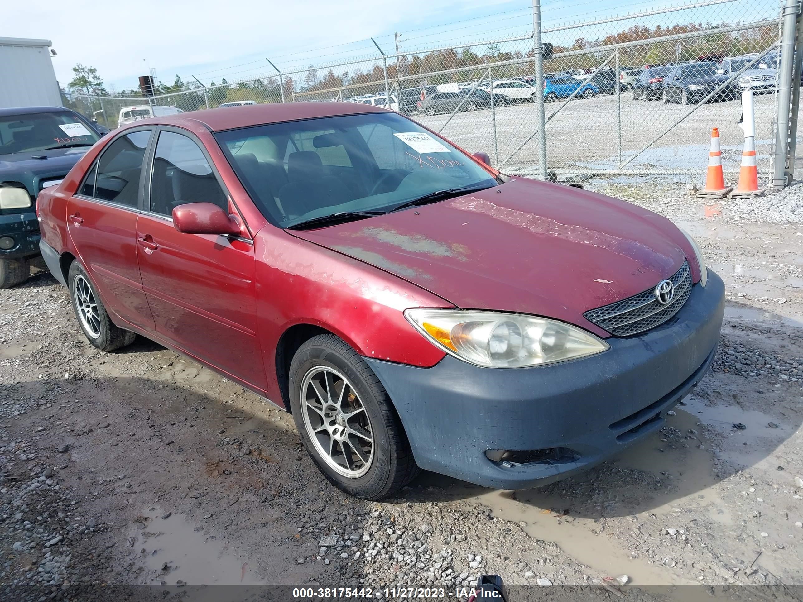 TOYOTA CAMRY 2004 4t1be32k74u327807