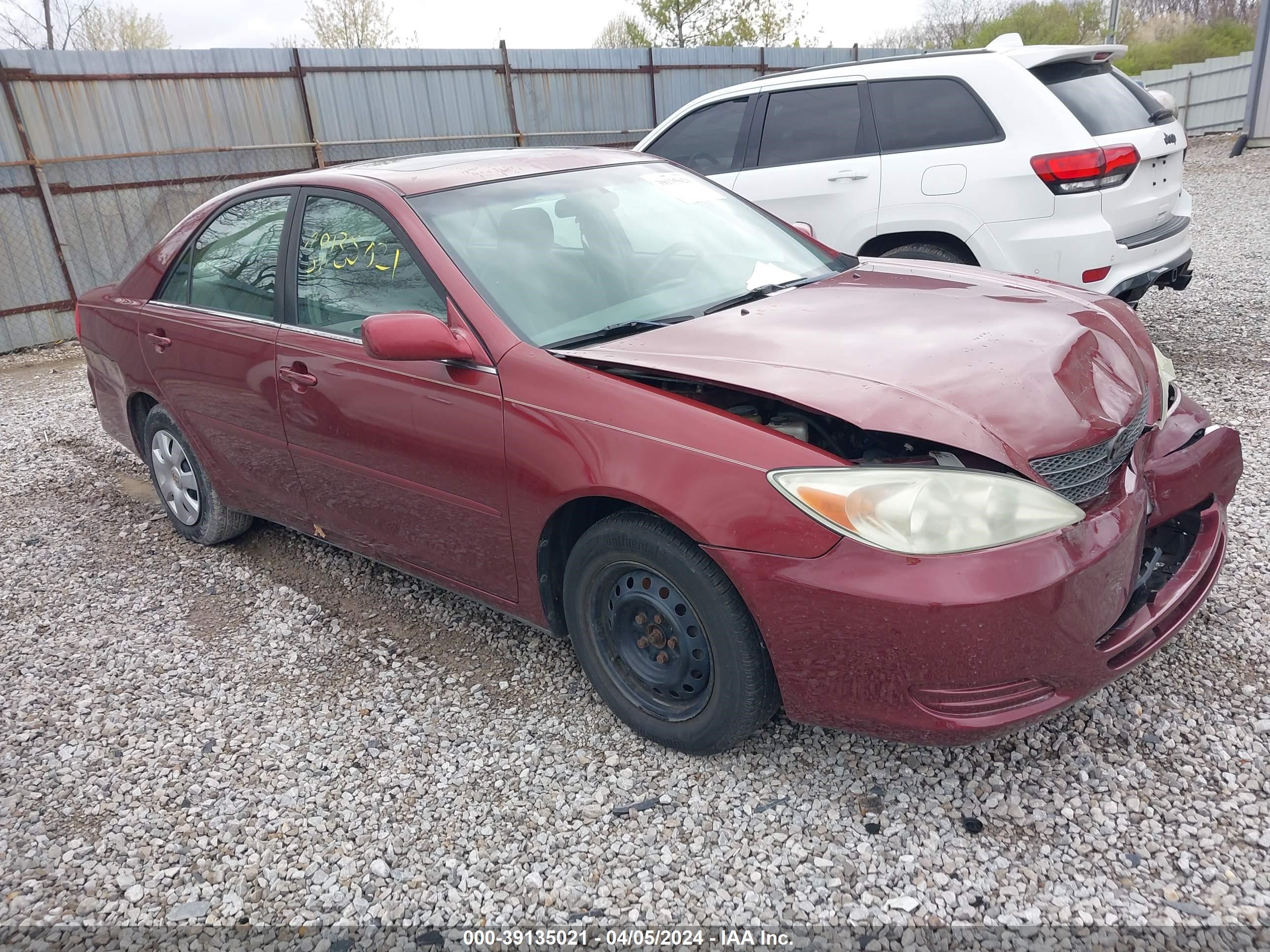 TOYOTA CAMRY 2004 4t1be32k74u340279