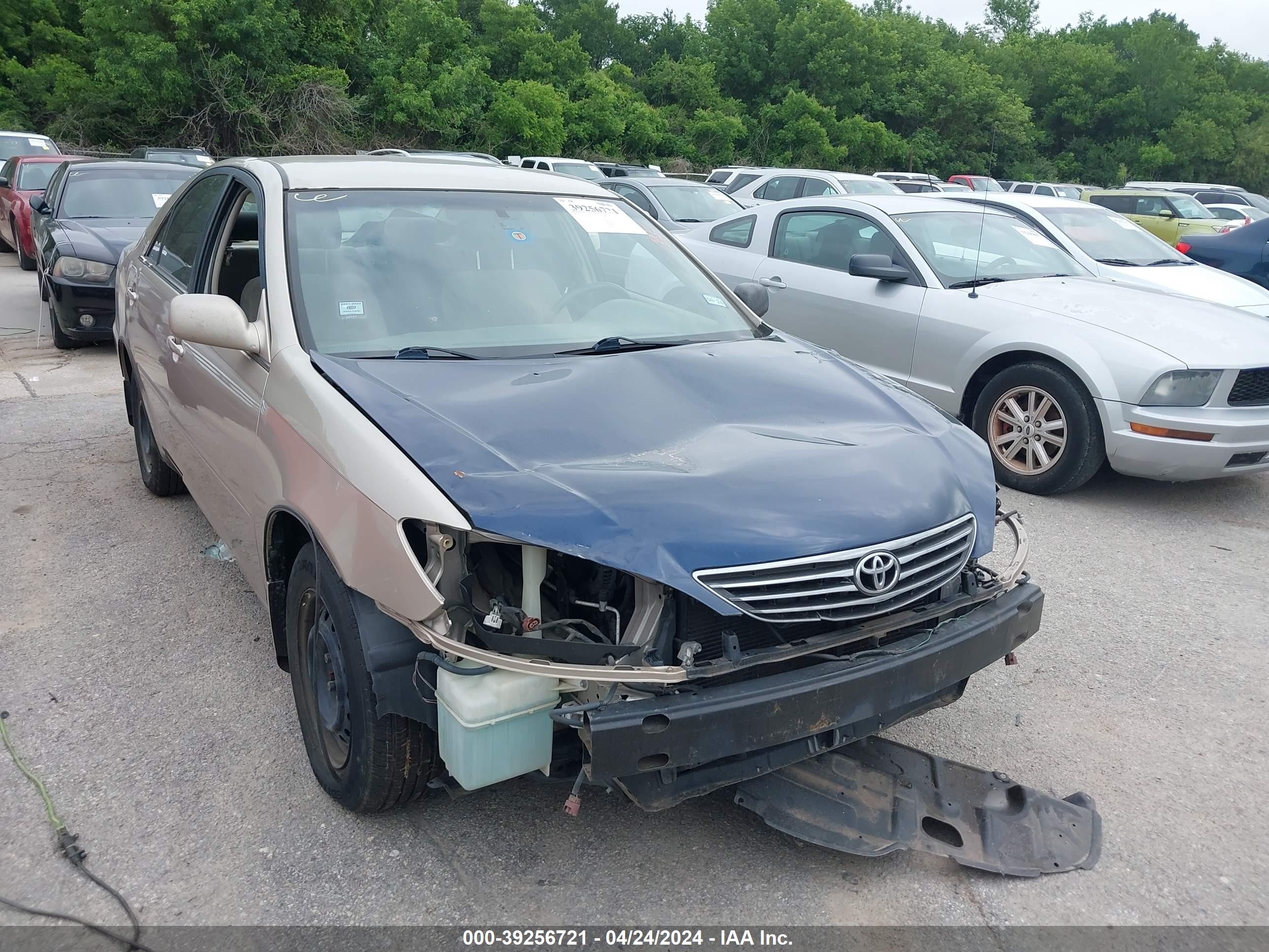 TOYOTA CAMRY 2004 4t1be32k74u799733