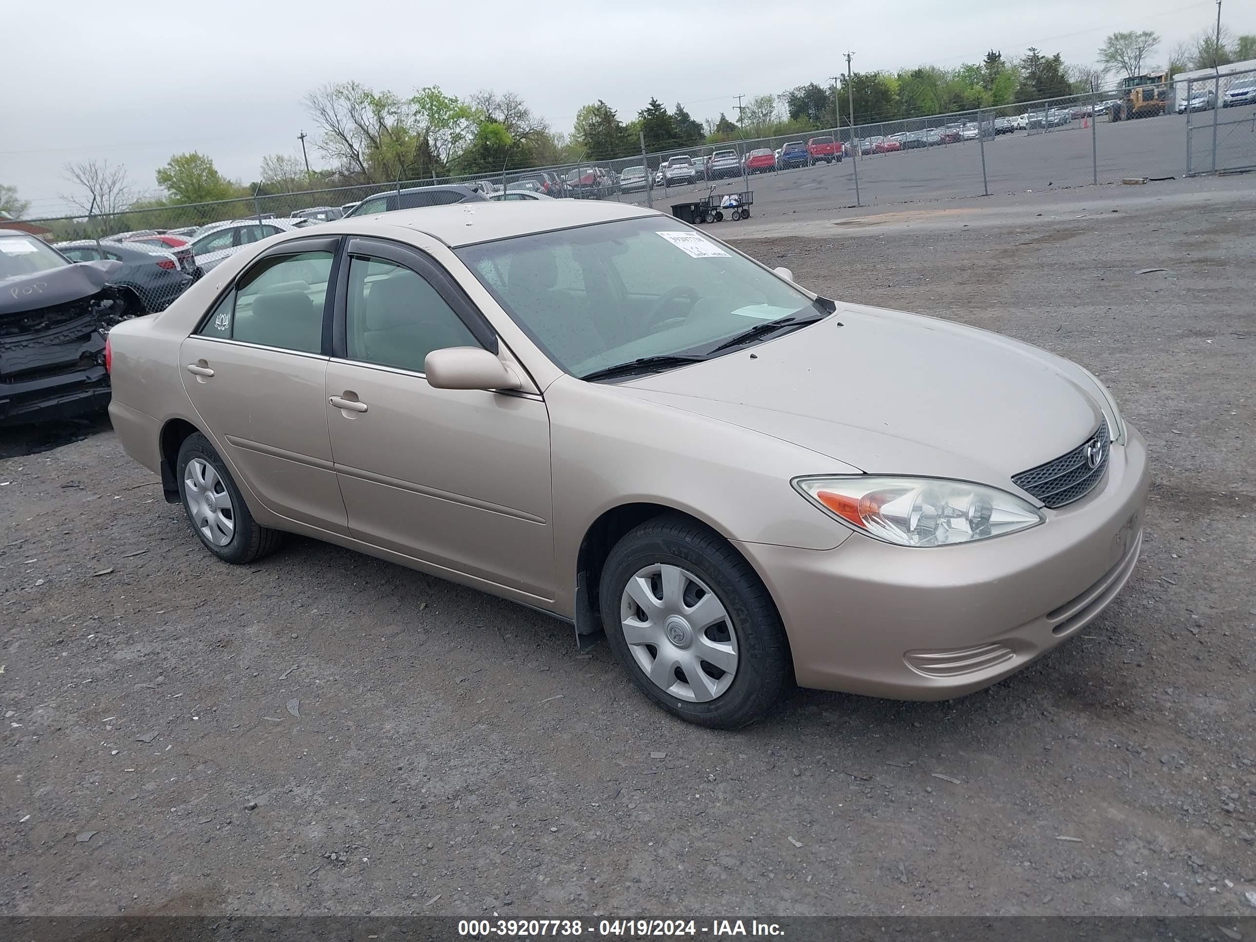 TOYOTA CAMRY 2004 4t1be32k74u865312