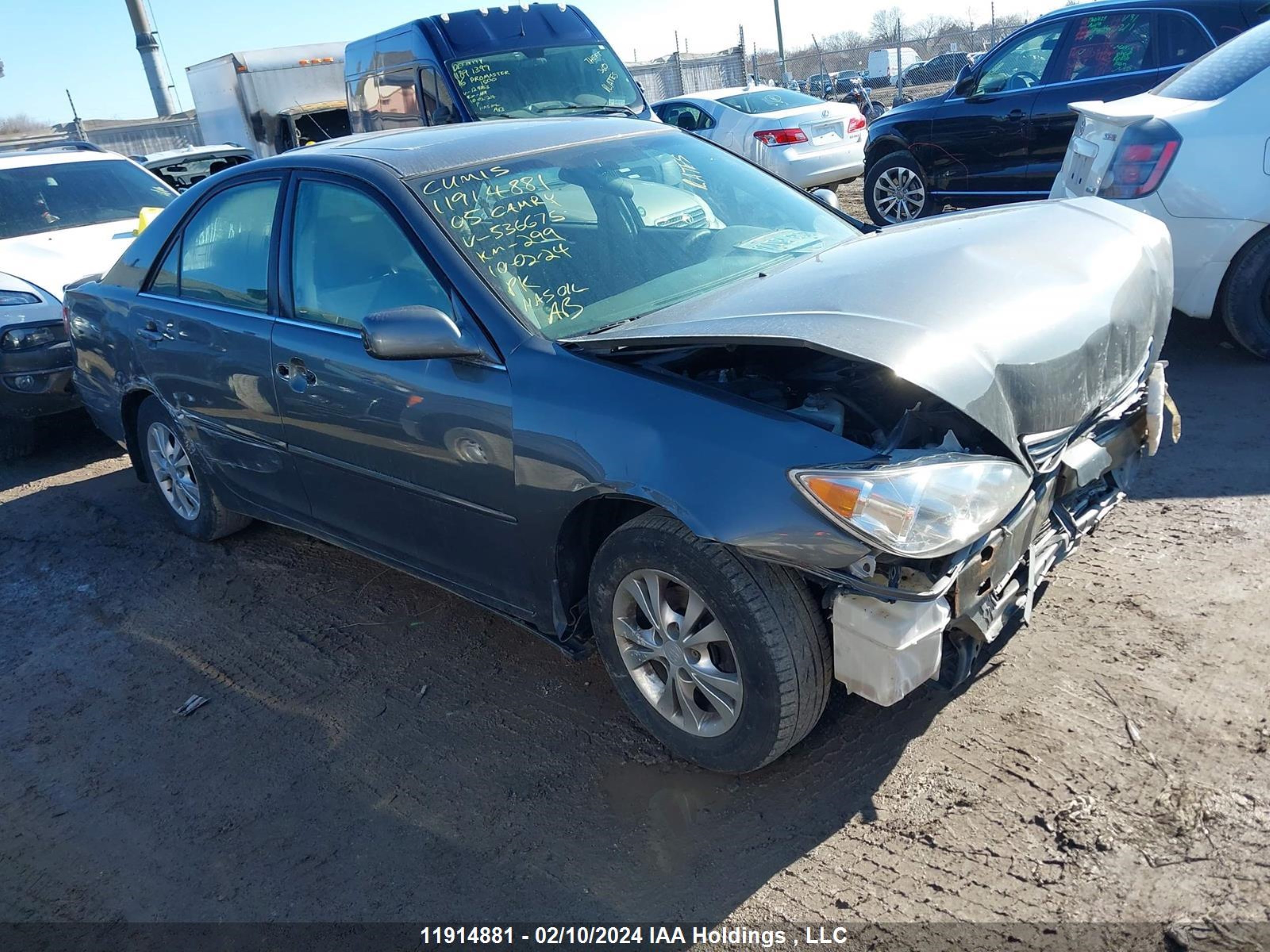 TOYOTA CAMRY 2005 4t1be32k75u536675